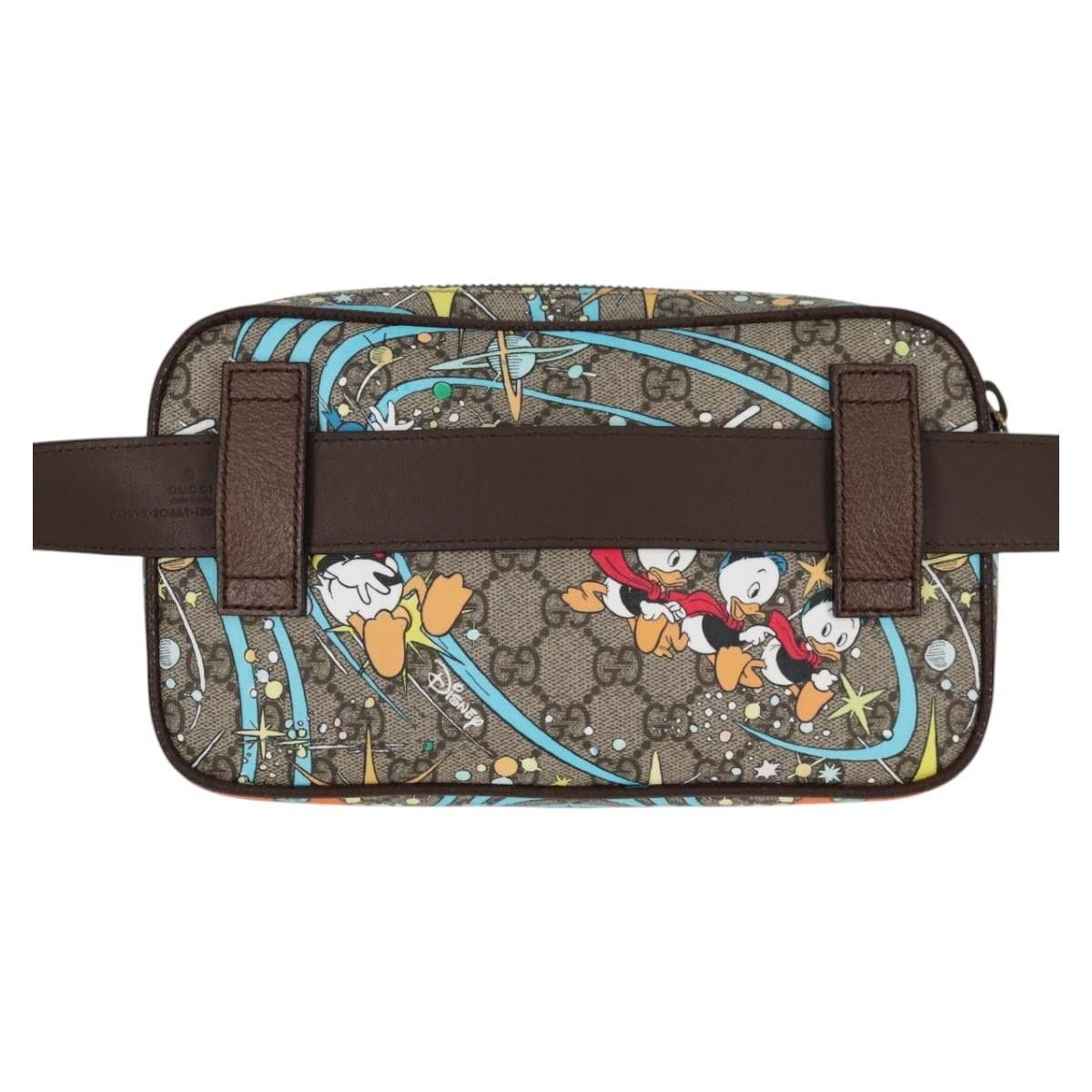 Gucci Gucci Disney Donald Duck Belt Bag Printed GG Coated Canvas Size ONE SIZE - 2 Thumbnail