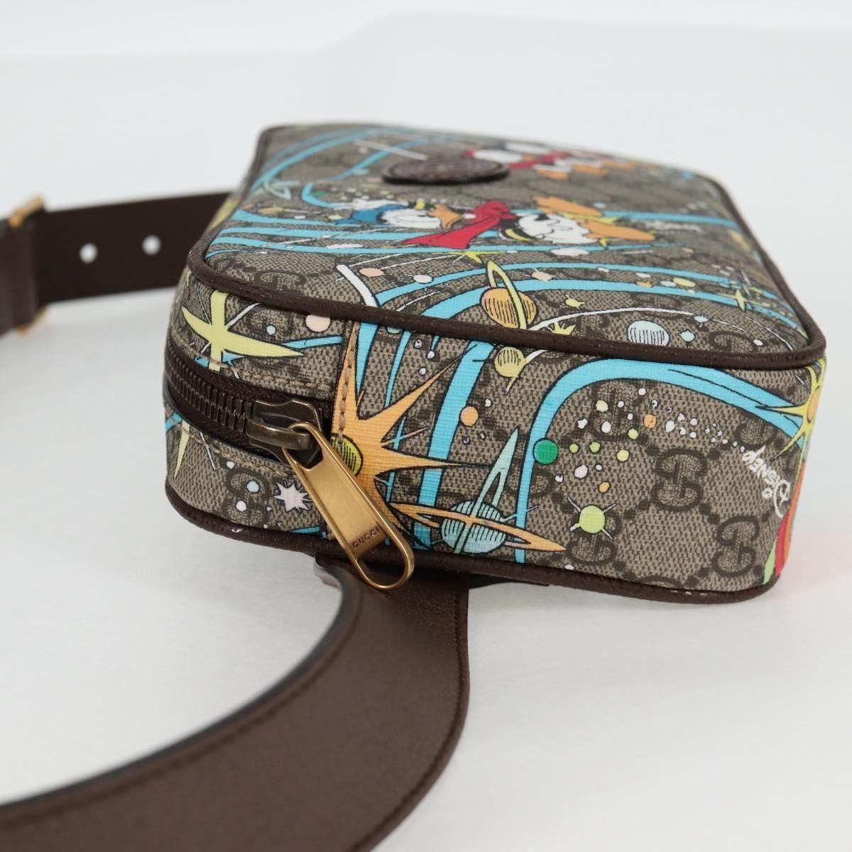 Gucci Gucci Disney Donald Duck Belt Bag Printed GG Coated Canvas Size ONE SIZE - 3 Thumbnail