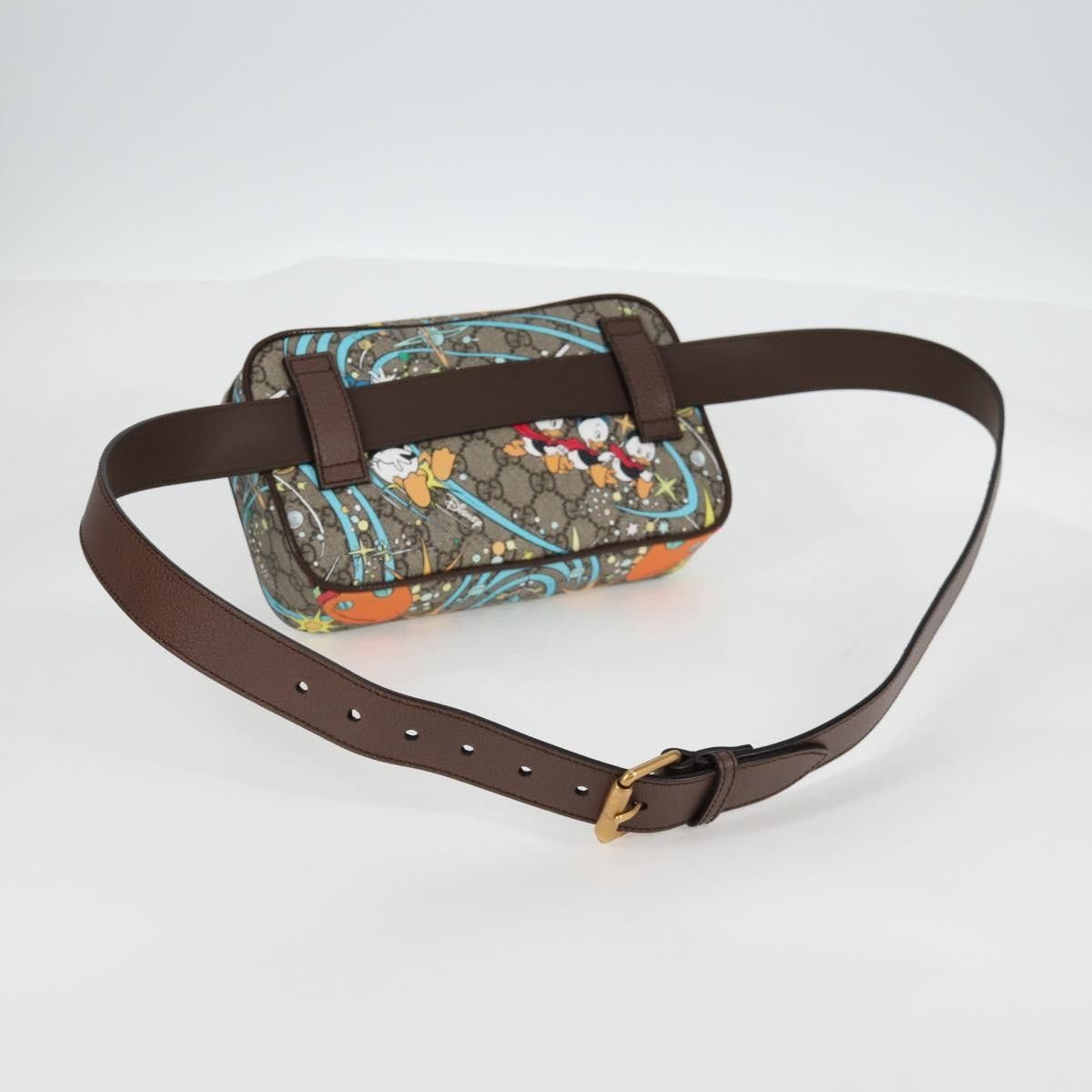 Gucci Gucci Disney Donald Duck Belt Bag Printed GG Coated Canvas Size ONE SIZE - 8 Thumbnail