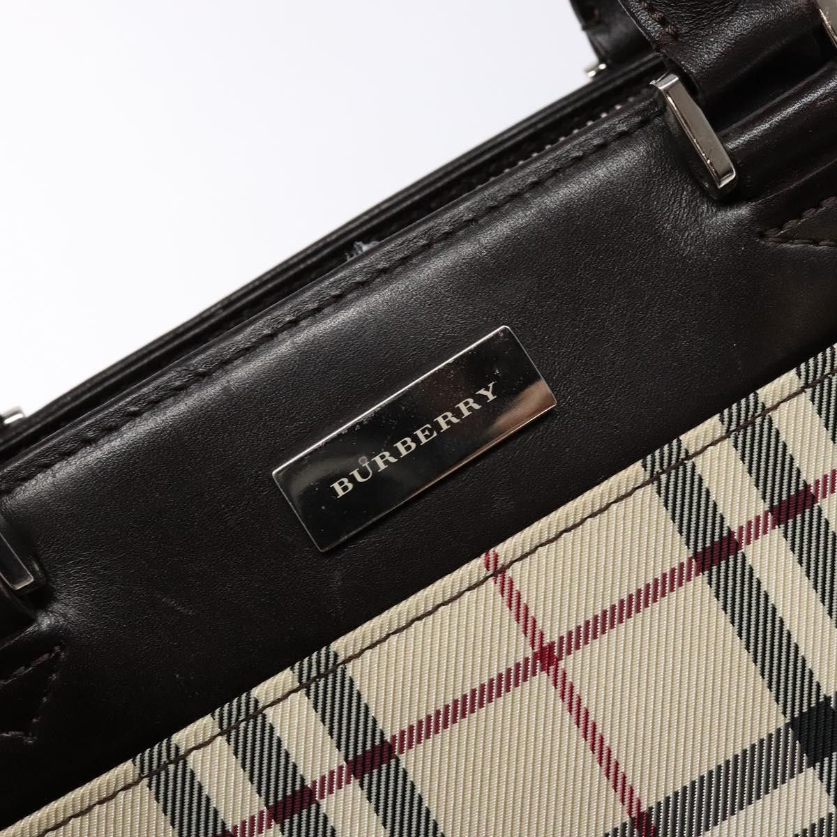 Burberry Burberry Nova Check Tote Canvas and Leather Size ONE SIZE - 6 Thumbnail