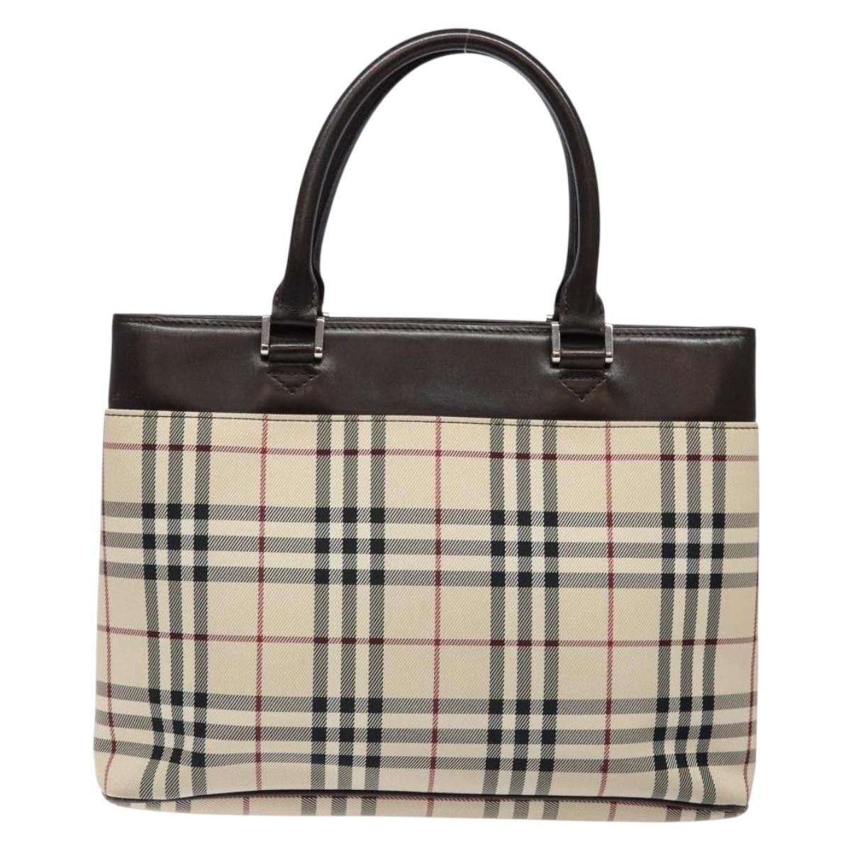 Burberry Burberry Nova Check Tote Canvas and Leather Size ONE SIZE - 2 Thumbnail
