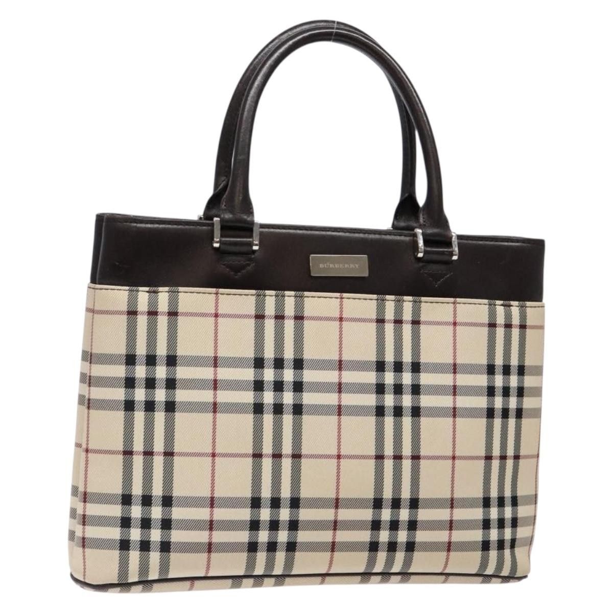 Burberry Burberry Nova Check Tote Canvas and Leather Size ONE SIZE - 17 Thumbnail
