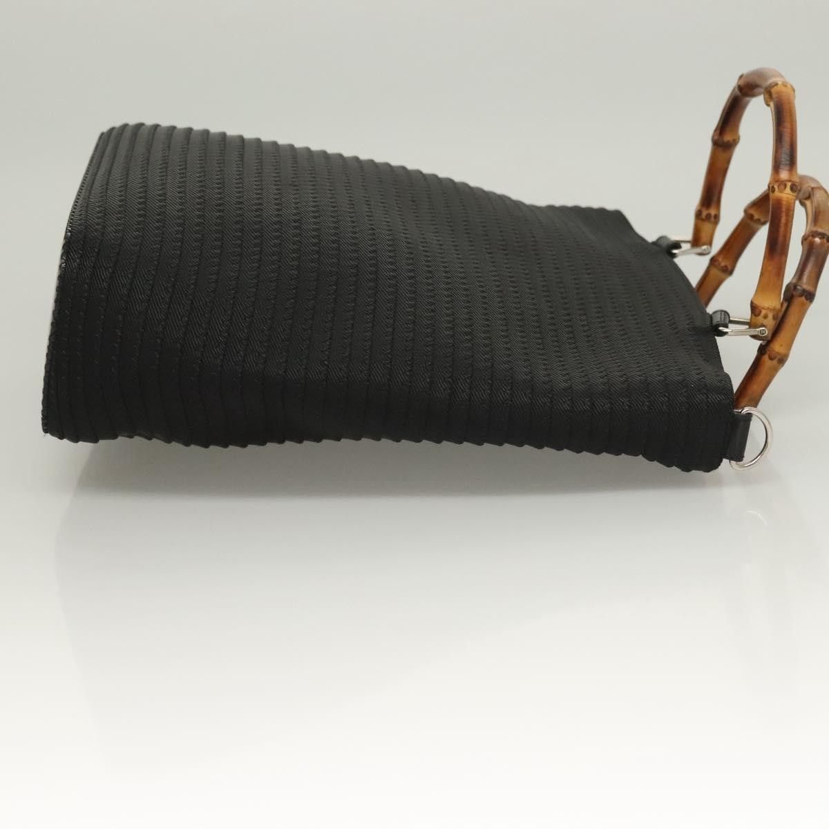 Gucci Gucci Vintage Bamboo Handle Bag Nylon Size ONE SIZE - 3 Thumbnail