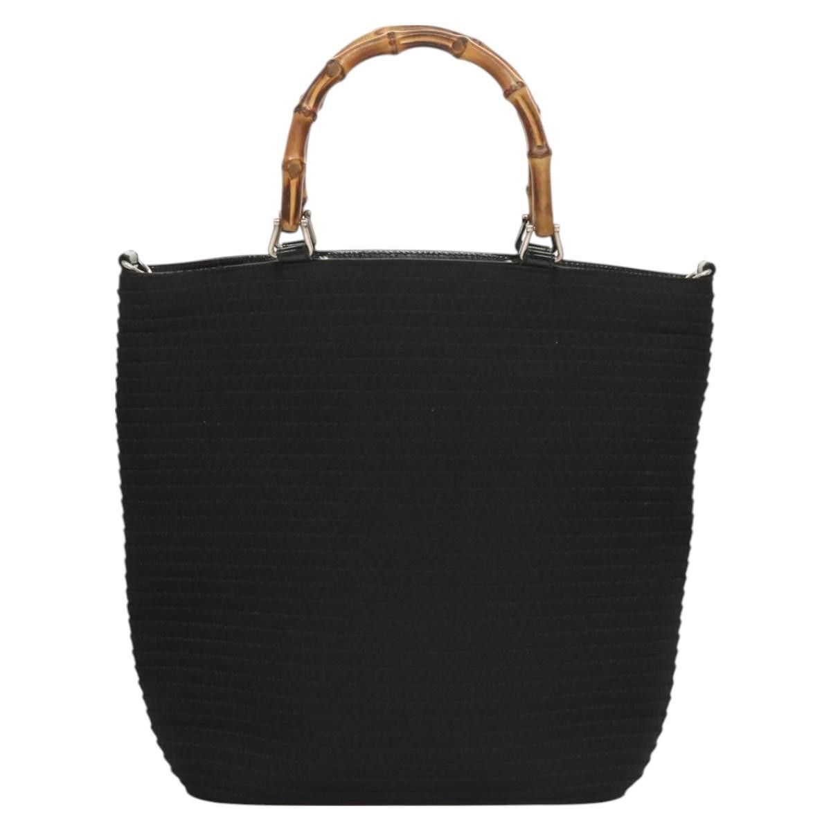 Gucci Gucci Vintage Bamboo Handle Bag Nylon Size ONE SIZE - 2 Thumbnail