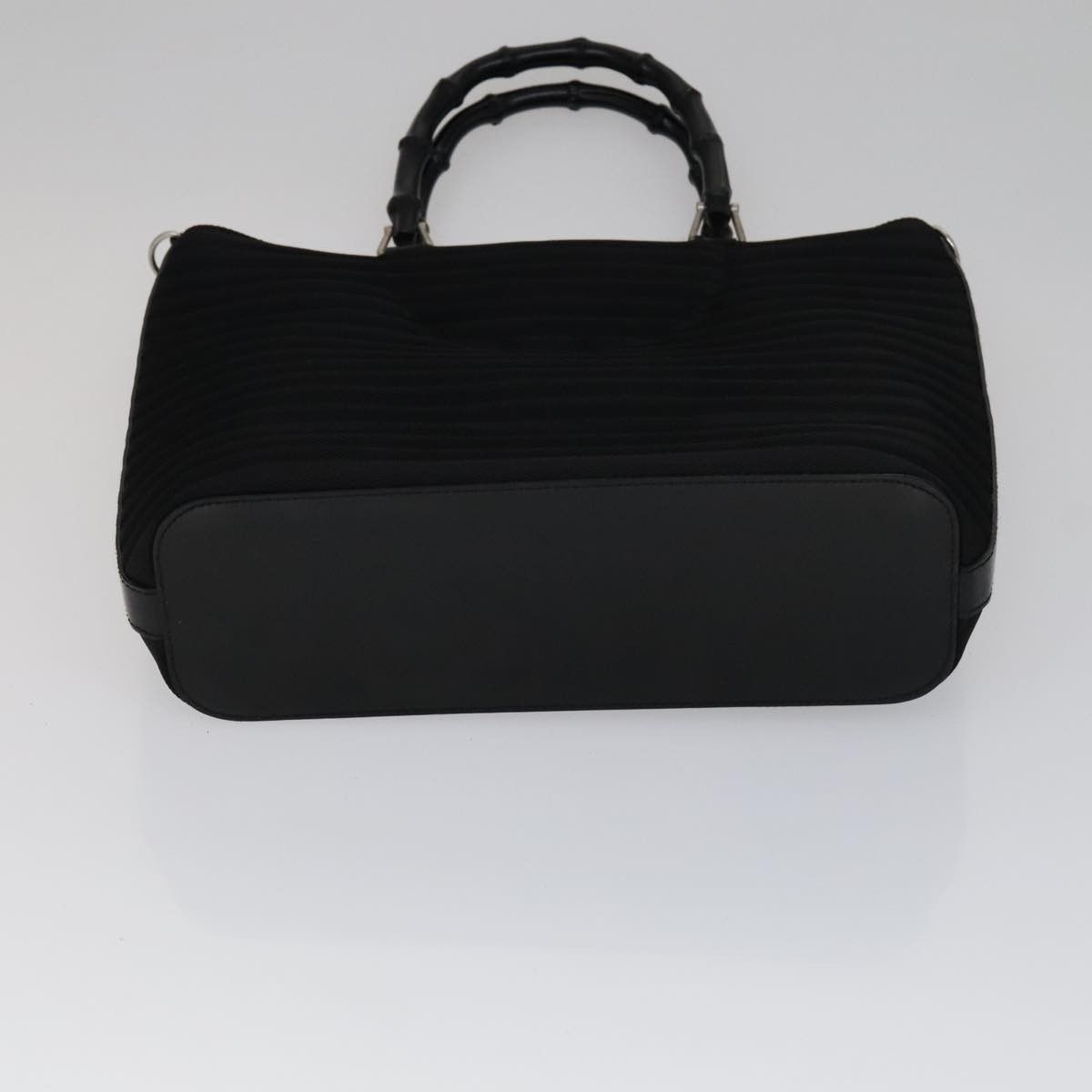 Gucci Gucci Vintage Bamboo Handle Bag Nylon Size ONE SIZE - 16 Thumbnail