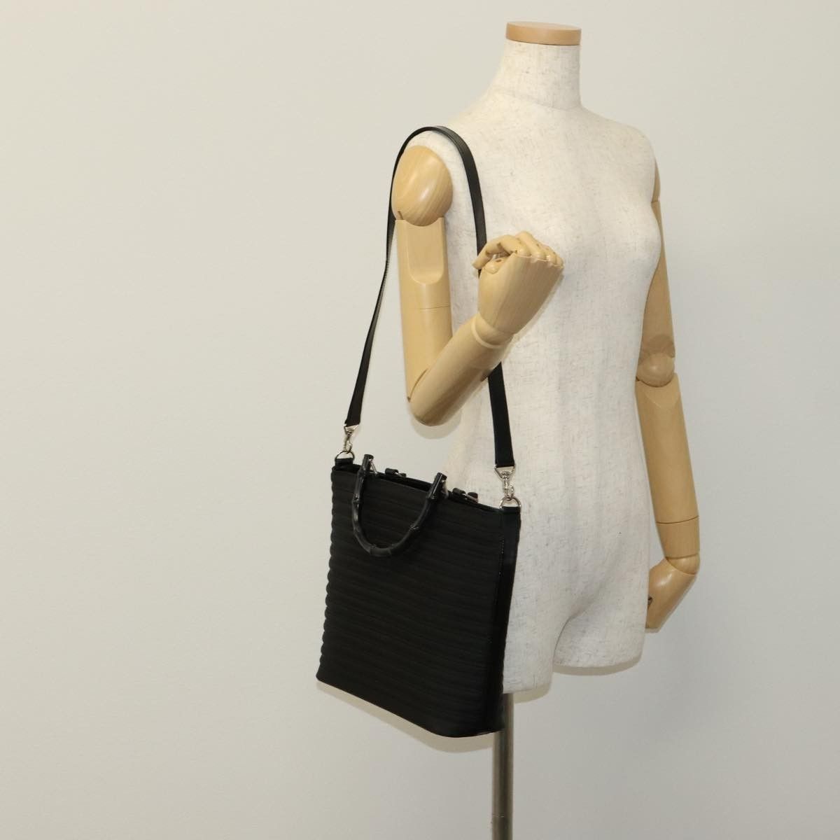 Gucci Gucci Vintage Bamboo Handle Bag Nylon Size ONE SIZE - 14 Thumbnail