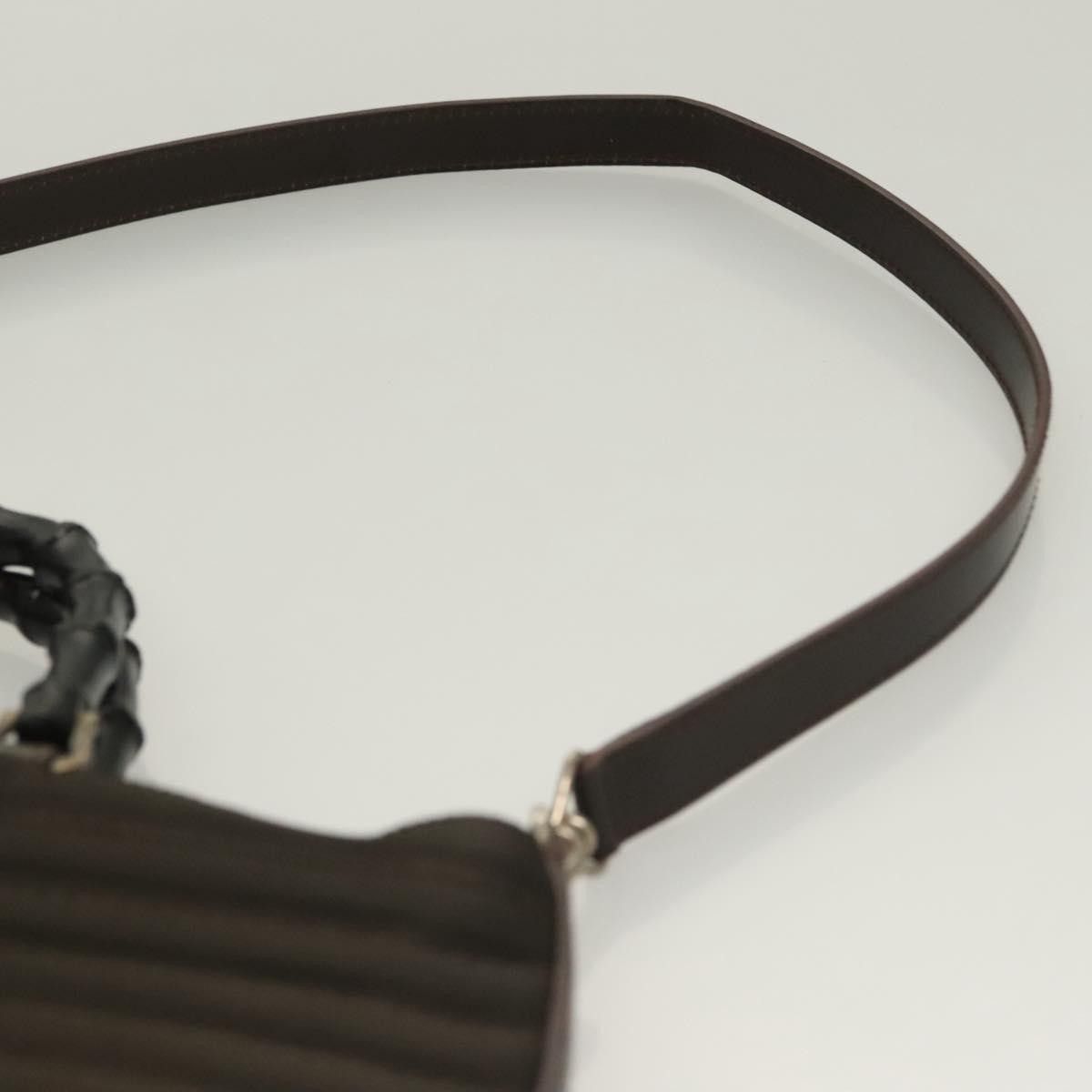 Gucci Gucci Vintage Bamboo Handle Bag Nylon Size ONE SIZE - 20 Thumbnail