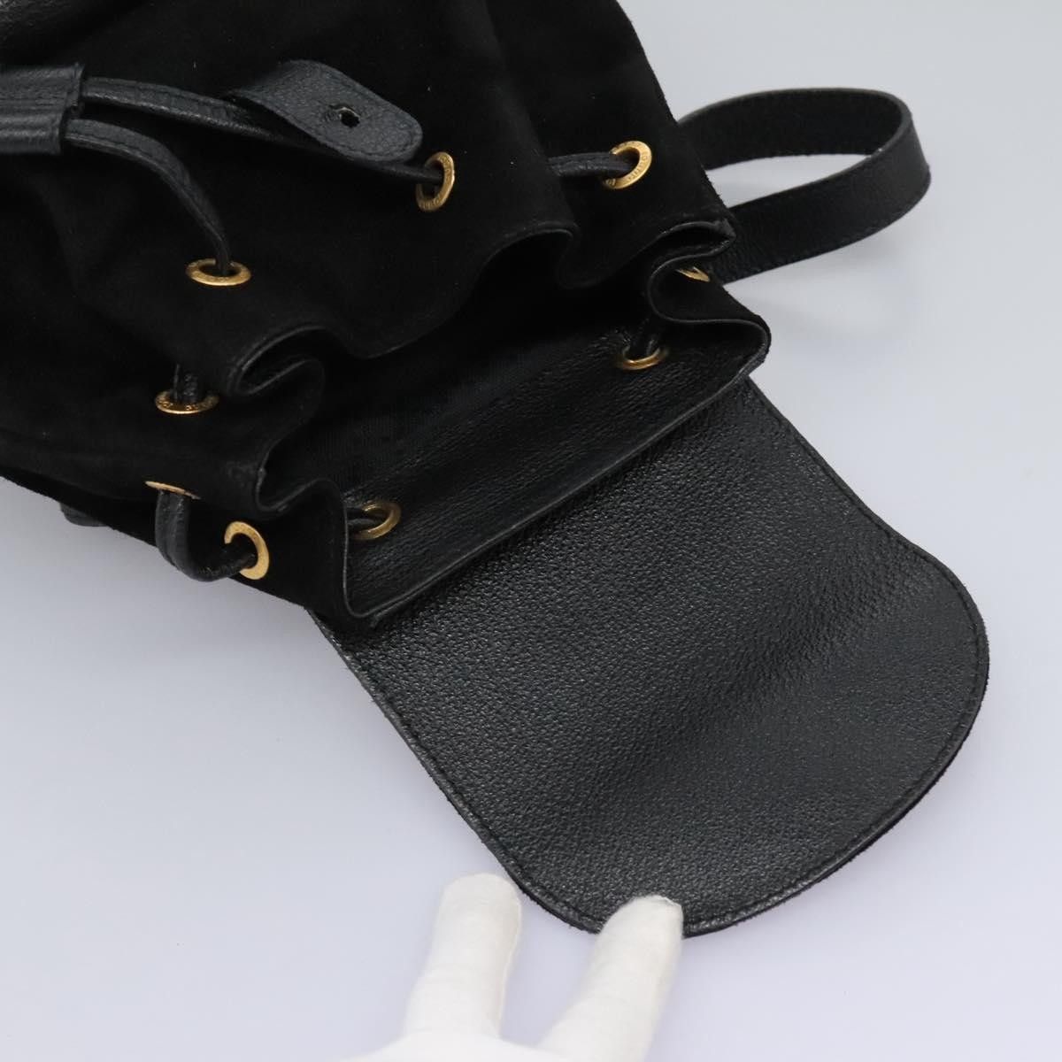 Gucci Gucci Vintage Bamboo Backpack Suede Size ONE SIZE - 22 Thumbnail