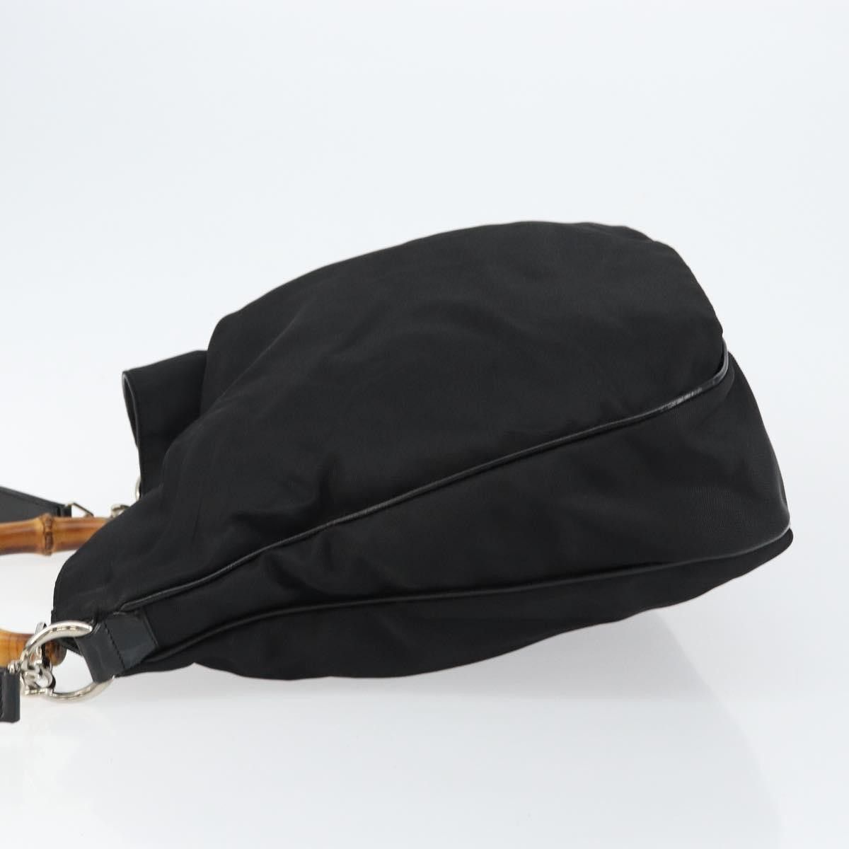 Gucci Gucci Vintage Bamboo Handle Open Hobo Nylon Size ONE SIZE - 4 Thumbnail