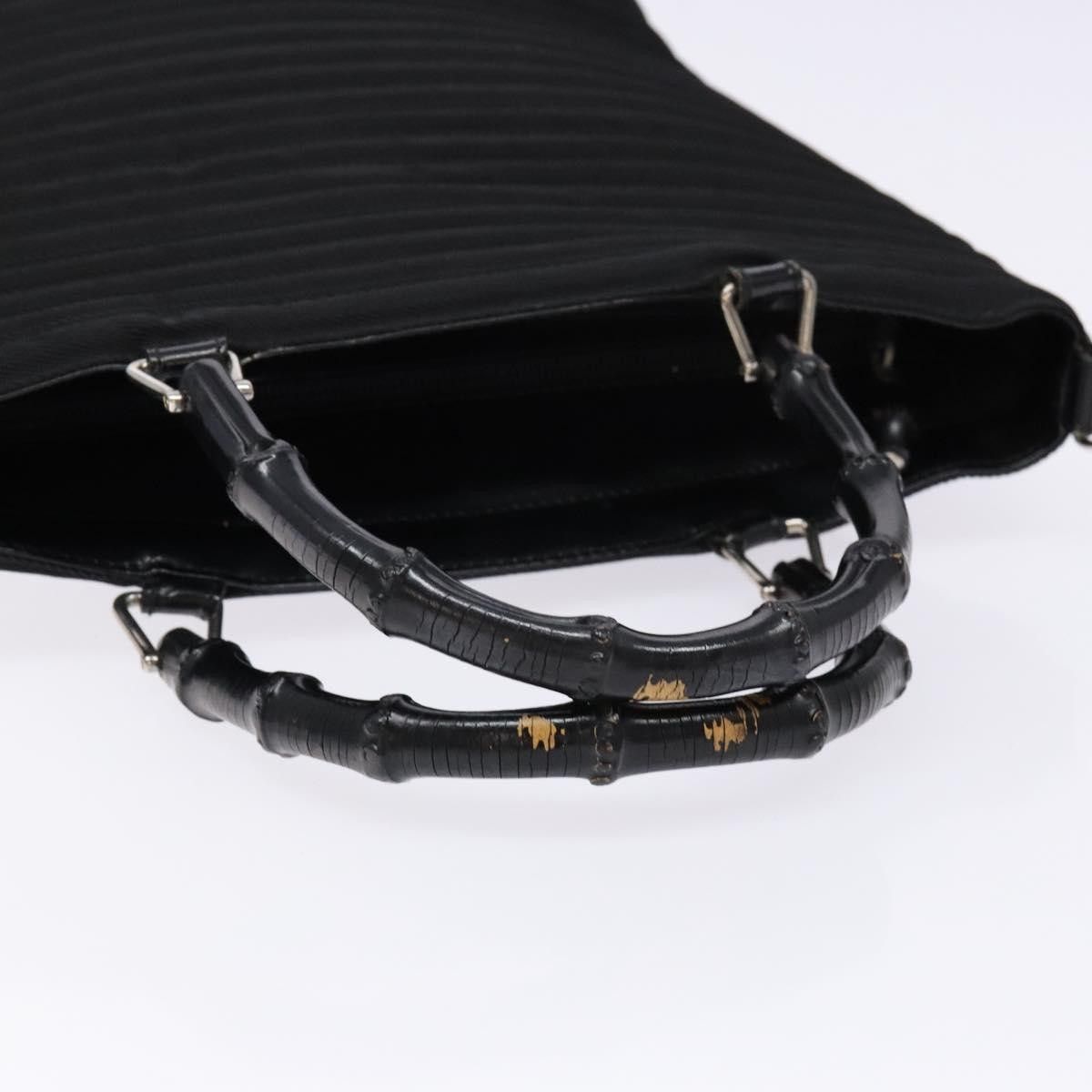 Gucci Gucci Vintage Bamboo Handle Nylon Size ONE SIZE - 8 Thumbnail