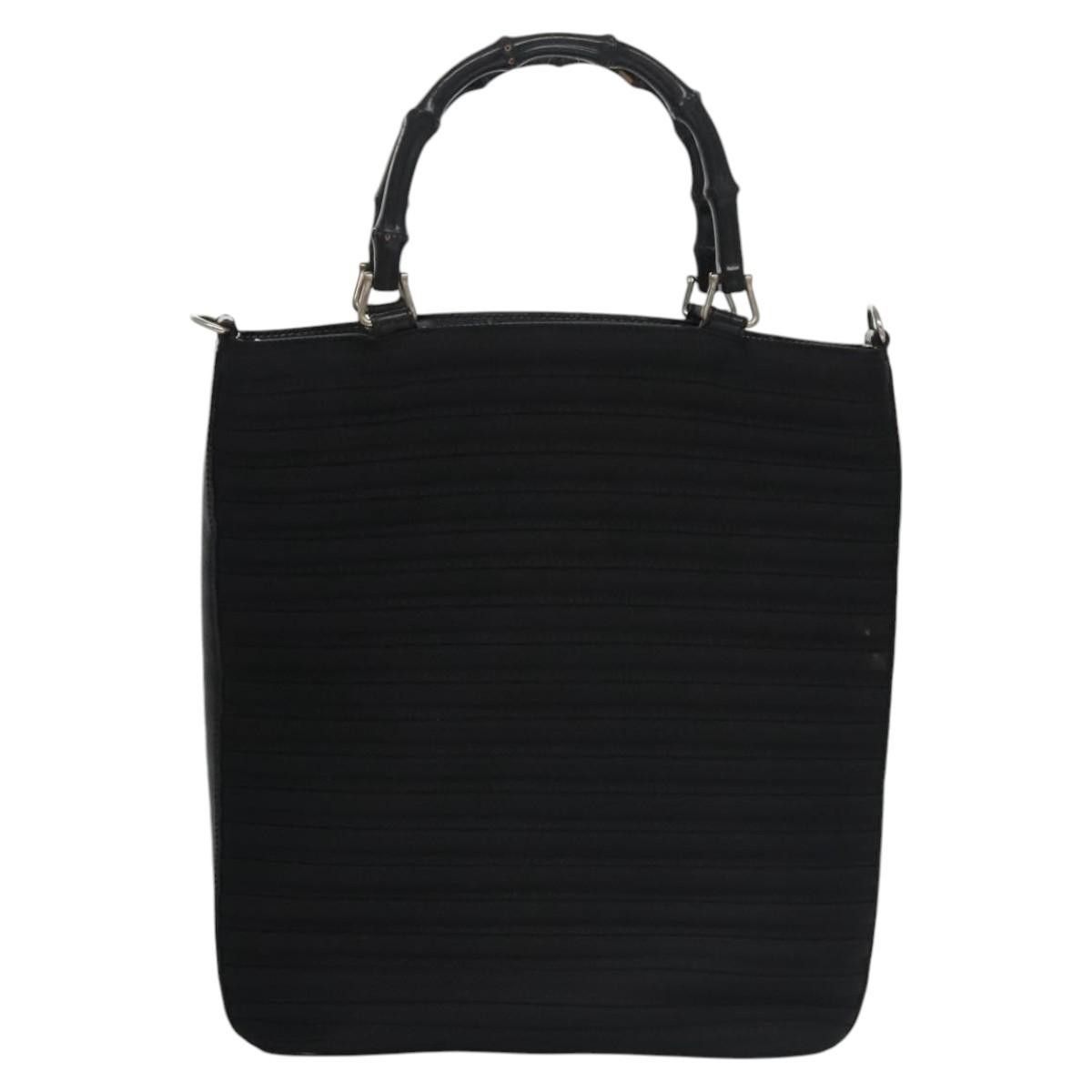 Gucci Gucci Vintage Bamboo Handle Bag Nylon Size ONE SIZE - 2 Thumbnail
