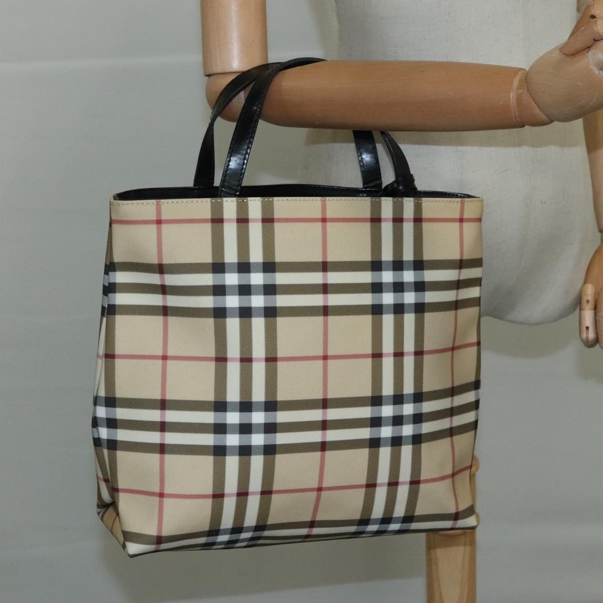 Burberry Burberry Top Handle Tote Nova Check Canvas Size ONE SIZE - 13 Thumbnail