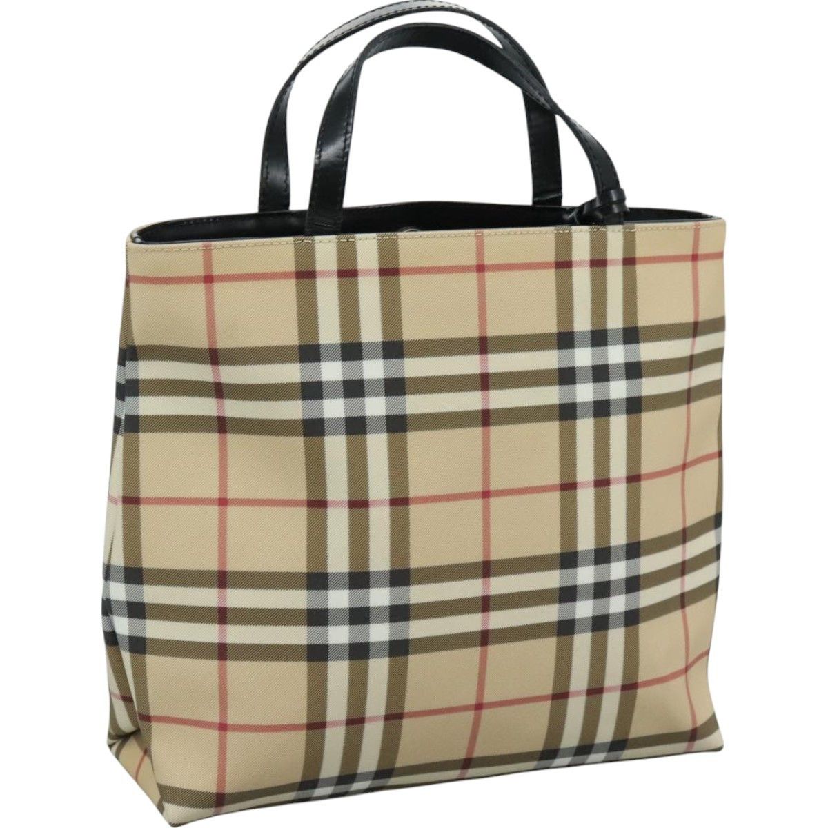 Burberry Burberry Top Handle Tote Nova Check Canvas Size ONE SIZE - 20 Thumbnail