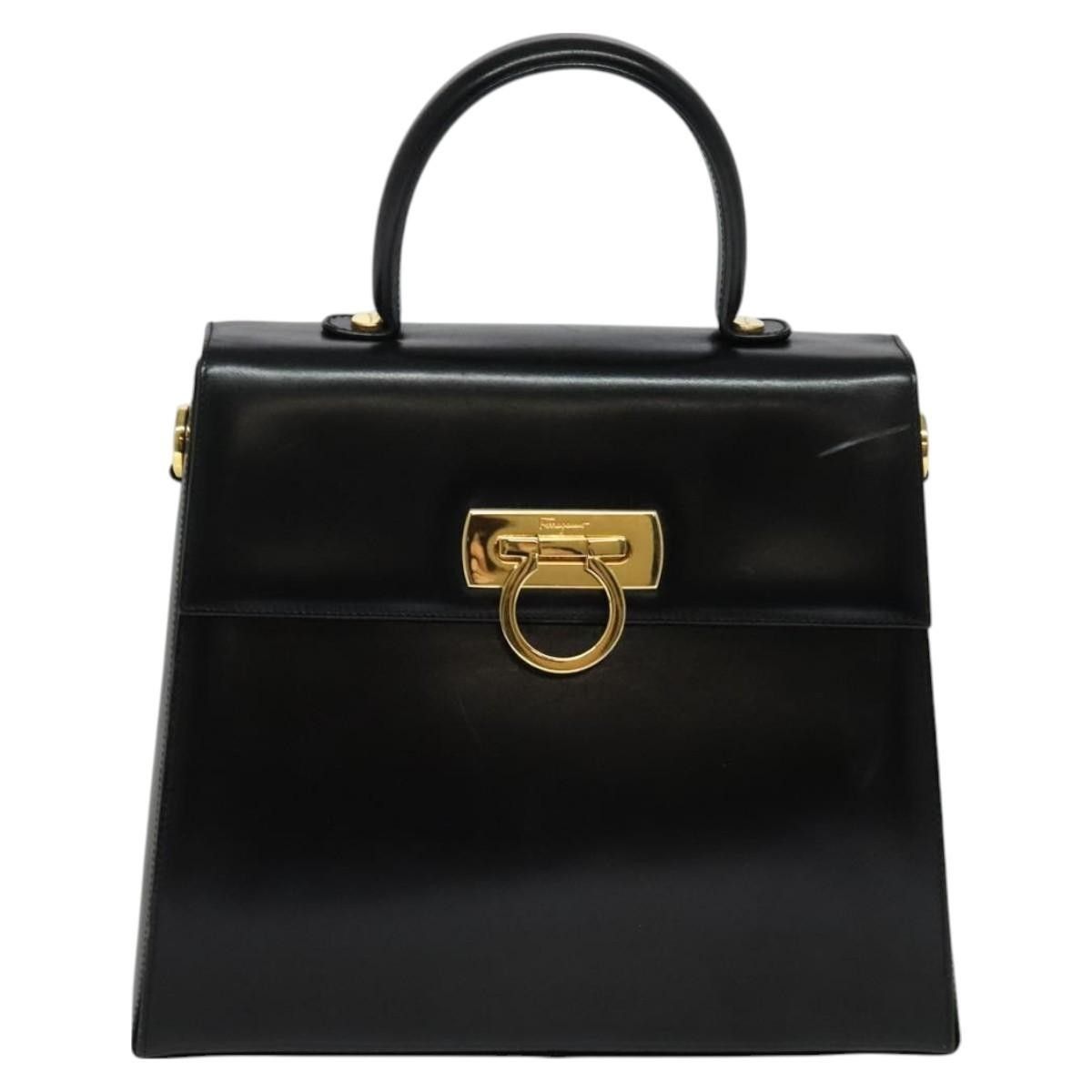 Salvatore Ferragamo Salvatore Ferragamo Gancini Convertible Top Handle Bag Leather Size ONE SIZE - 19 Thumbnail