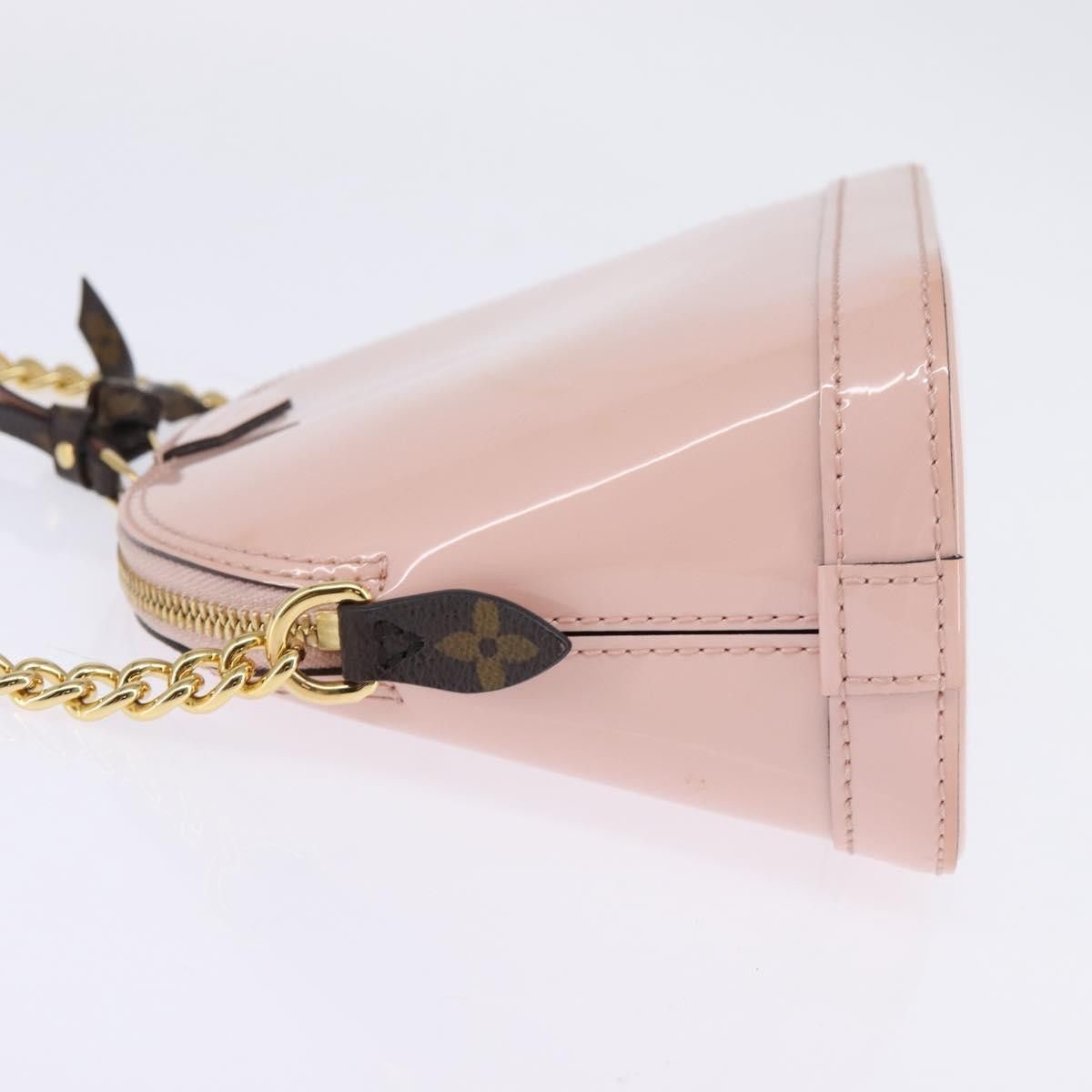 Louis Vuitton Louis Vuitton Alma Chain Handbag Vernis with Monogram Canvas Size ONE SIZE - 3 Thumbnail