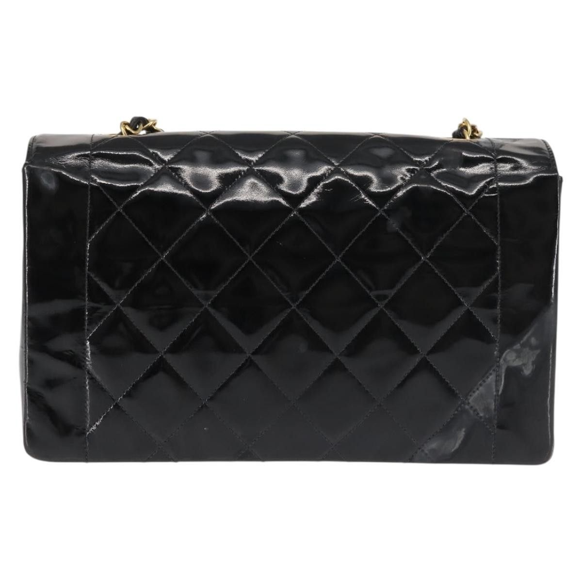 Chanel Chanel Vintage Diana Flap Bag Quilted Patent Size ONE SIZE - 2 Thumbnail