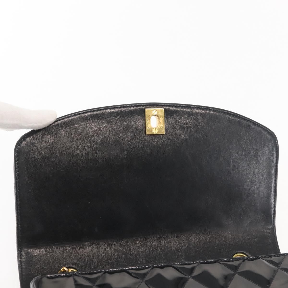 Chanel Chanel Vintage Diana Flap Bag Quilted Patent Size ONE SIZE - 18 Thumbnail