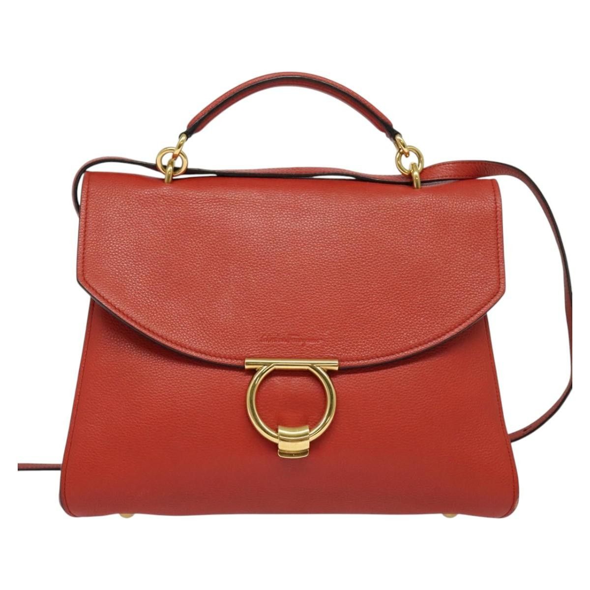 Salvatore Ferragamo Salvatore Ferragamo Margot Satchel Leather Size ONE SIZE - 18 Thumbnail