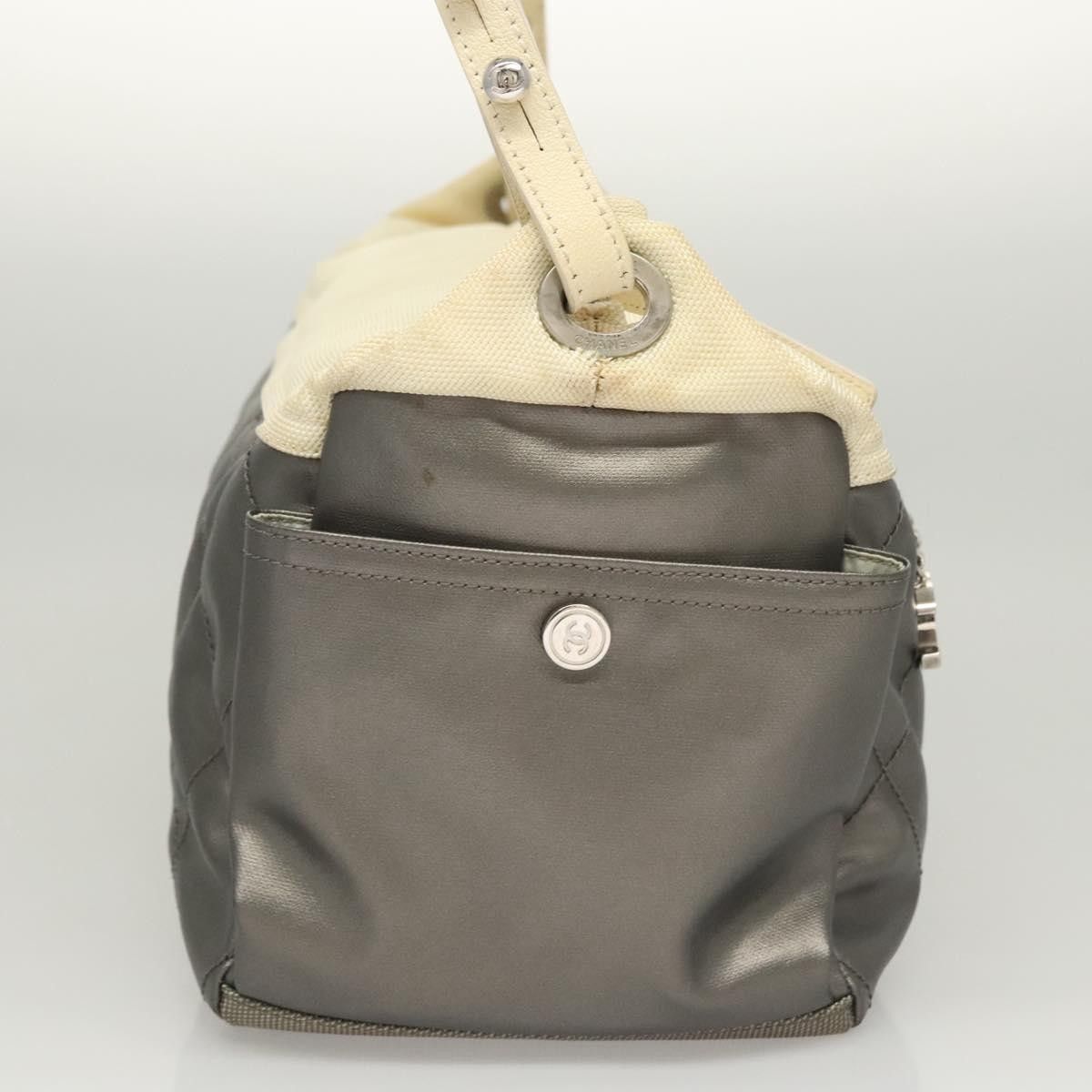 Chanel Chanel Biarritz Hobo Quilted Coated Canvas Size ONE SIZE - 4 Thumbnail