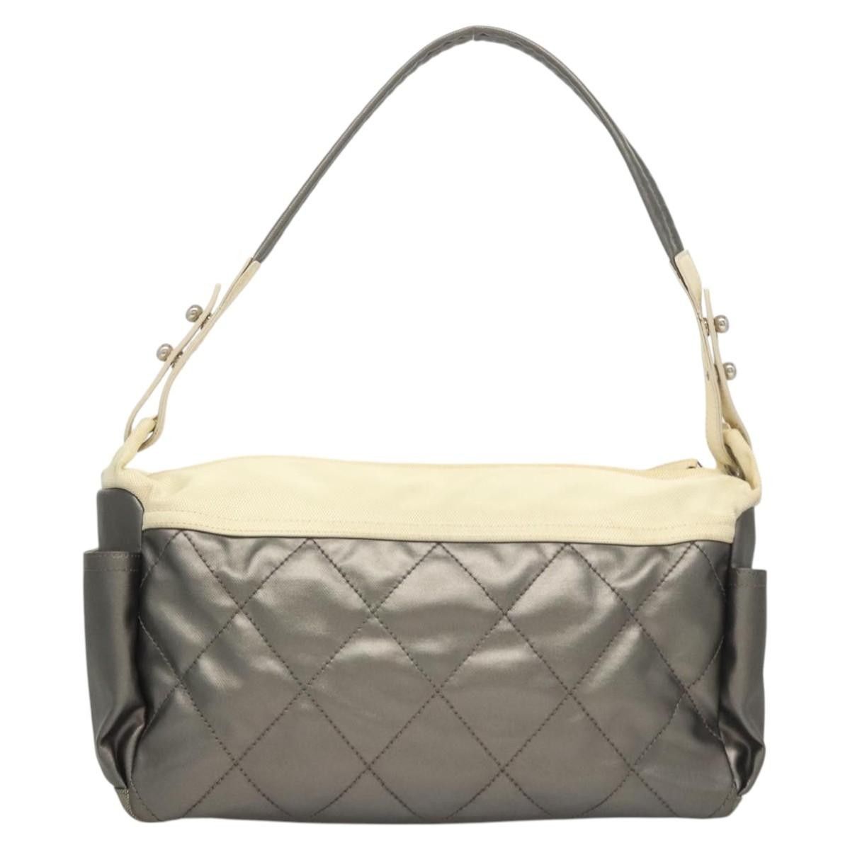 Chanel Chanel Biarritz Hobo Quilted Coated Canvas Size ONE SIZE - 2 Thumbnail