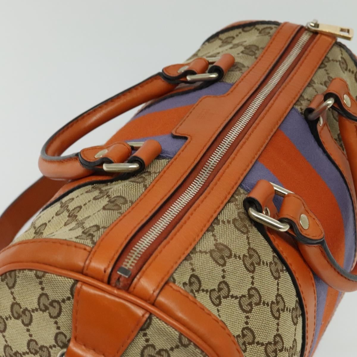 Gucci Gucci Vintage Web Boston Bag GG Canvas Size ONE SIZE - 16 Thumbnail