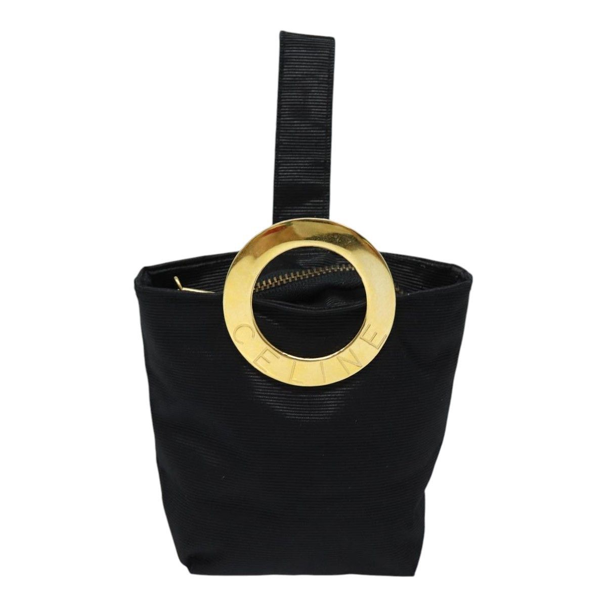 Celine Celine Circle Logo Pouch Nylon Size ONE SIZE - 16 Thumbnail
