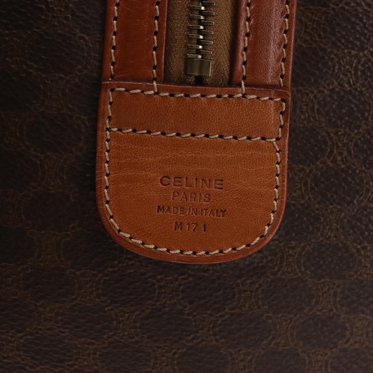 Celine Celine Vintage Boston Bag Macadam Coated Canvas Size ONE SIZE - 6 Thumbnail