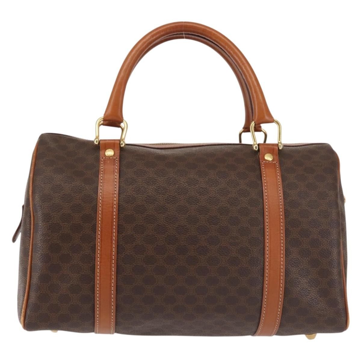 Celine Celine Vintage Boston Bag Macadam Coated Canvas Size ONE SIZE - 2 Thumbnail