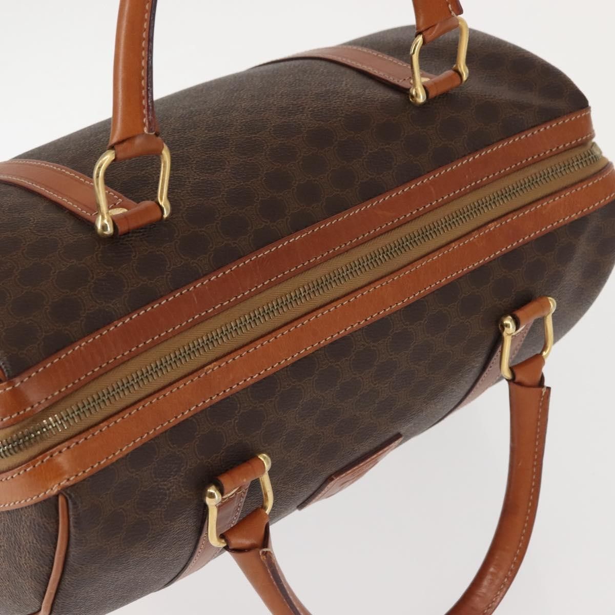 Celine Celine Vintage Boston Bag Macadam Coated Canvas Size ONE SIZE - 15 Thumbnail