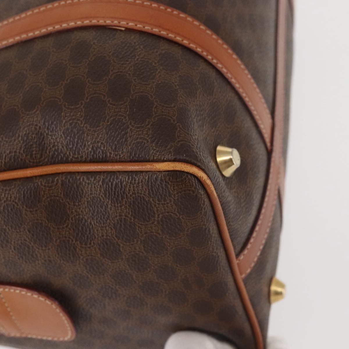 Celine Celine Vintage Boston Bag Macadam Coated Canvas Size ONE SIZE - 8 Thumbnail