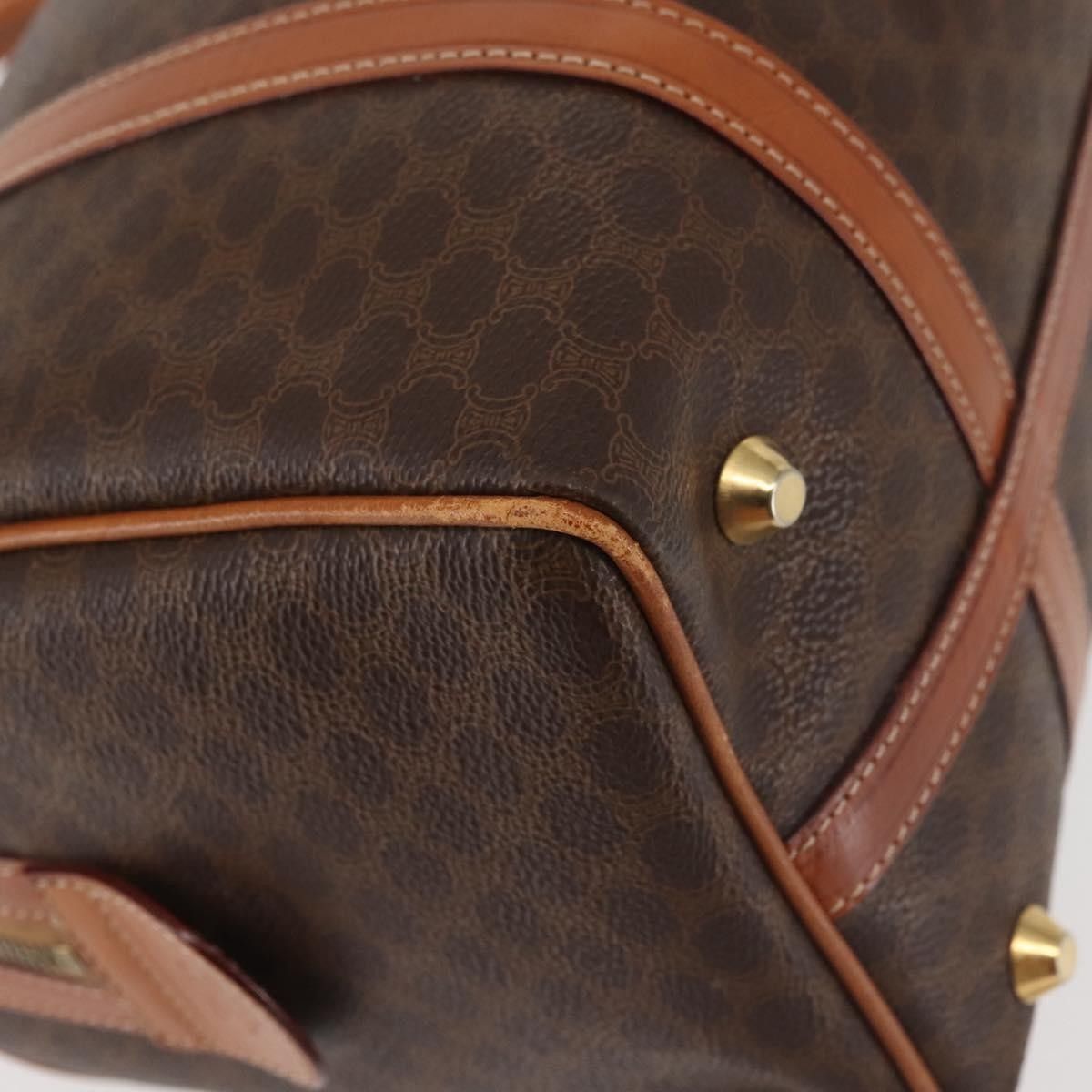 Celine Celine Vintage Boston Bag Macadam Coated Canvas Size ONE SIZE - 11 Thumbnail
