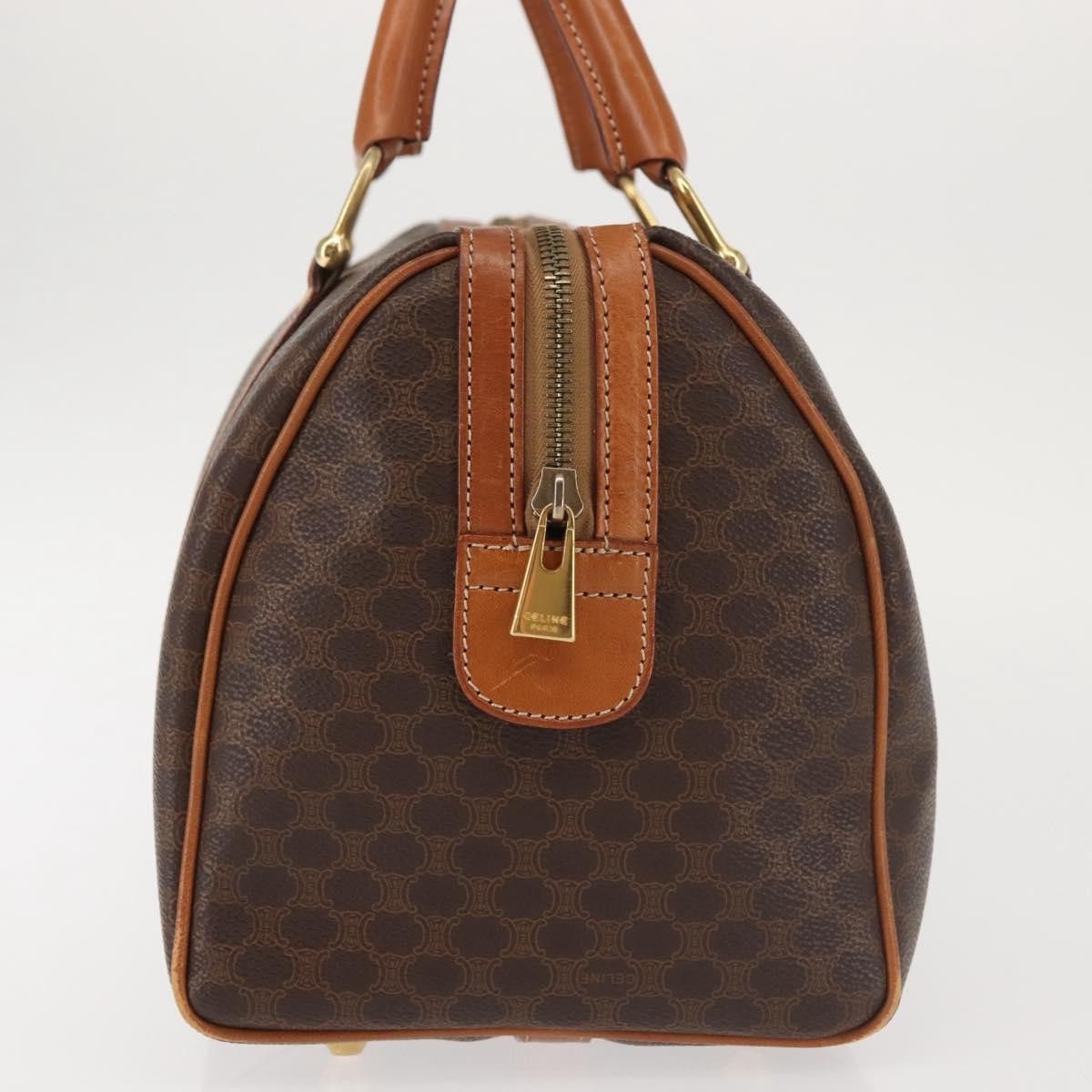 Celine Celine Vintage Boston Bag Macadam Coated Canvas Size ONE SIZE - 4 Thumbnail