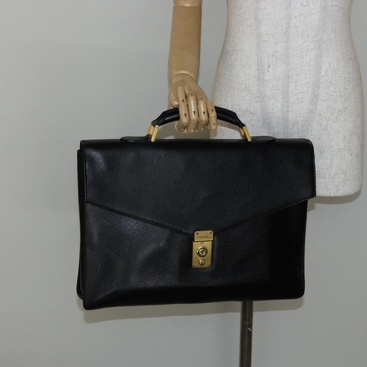 Chanel Chanel Vintage Lock Briefcase Caviar Size ONE SIZE - 14 Thumbnail