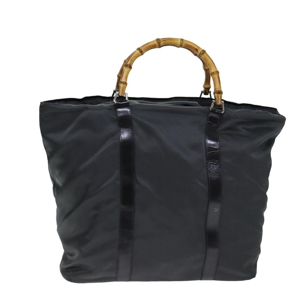 Gucci Gucci Vintage Bamboo Handle Tote Nylon Size ONE SIZE - 18 Thumbnail
