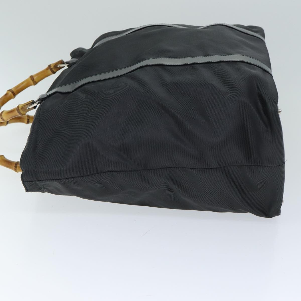 Gucci Gucci Vintage Bamboo Handle Tote Nylon Size ONE SIZE - 4 Thumbnail