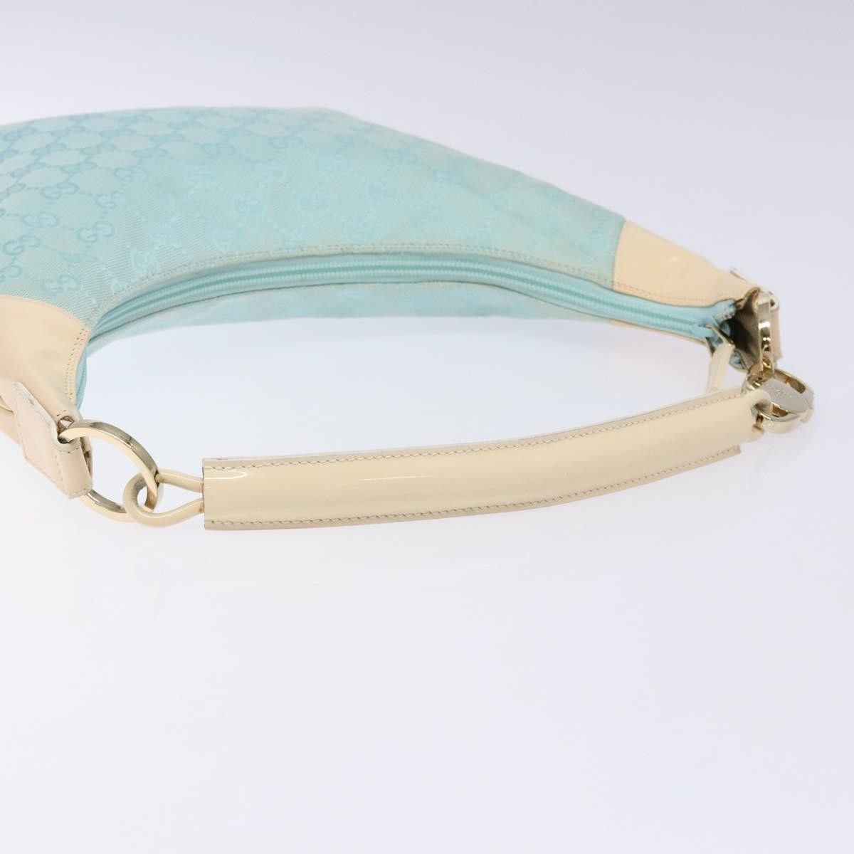 Gucci Gucci Vintage Zip Hobo GG Canvas and Patent Size ONE SIZE - 8 Thumbnail