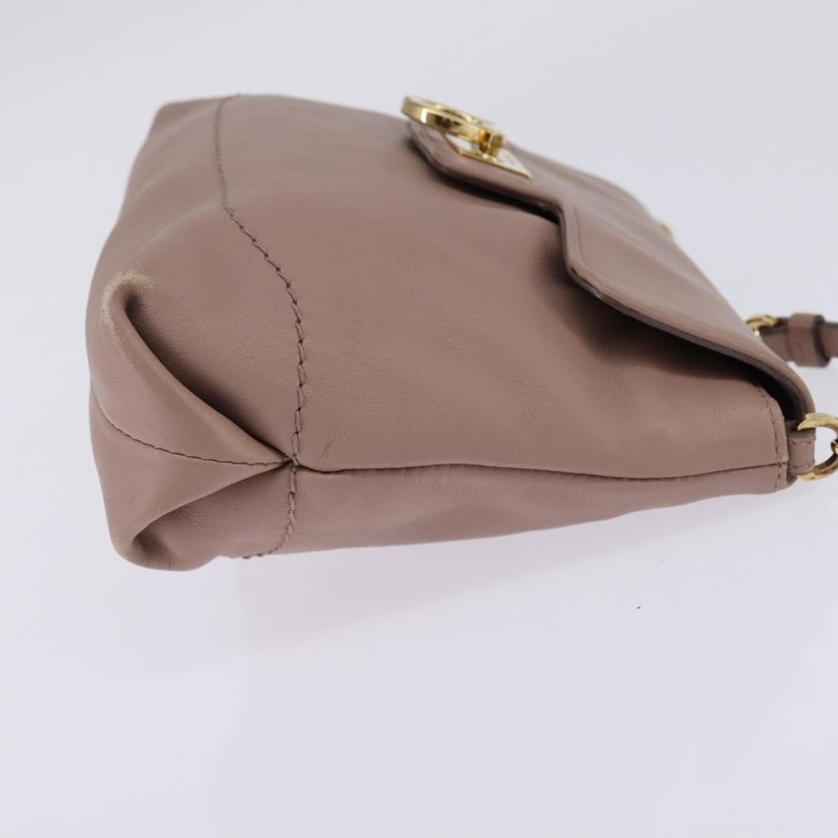 Salvatore Ferragamo Salvatore Ferragamo Gancini Shoulder Bag Leather Size ONE SIZE - 4 Thumbnail