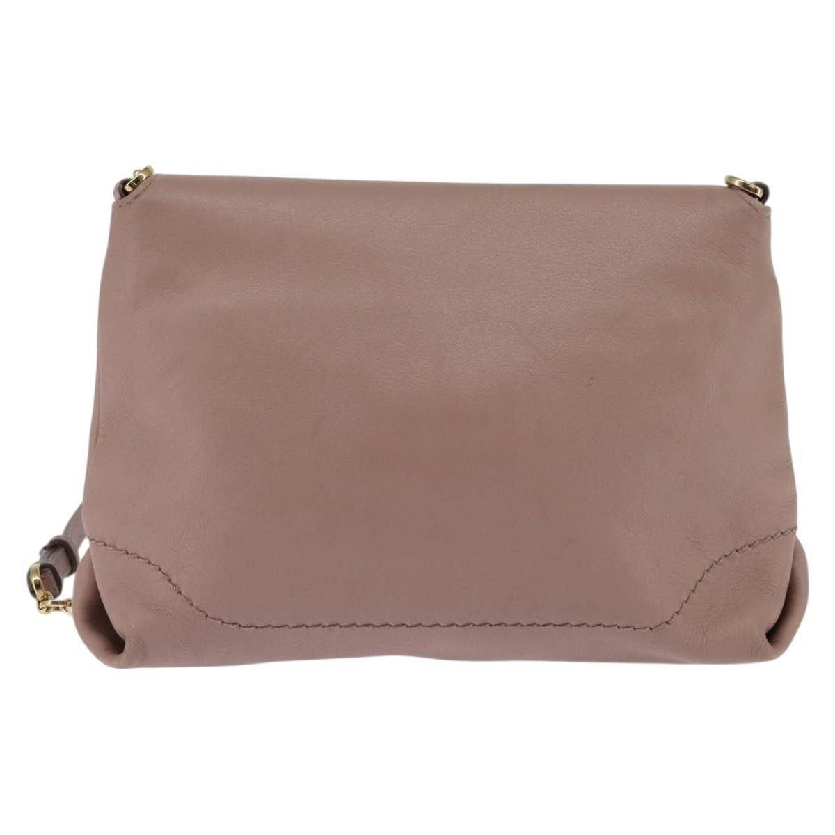 Salvatore Ferragamo Salvatore Ferragamo Gancini Shoulder Bag Leather Size ONE SIZE - 2 Thumbnail