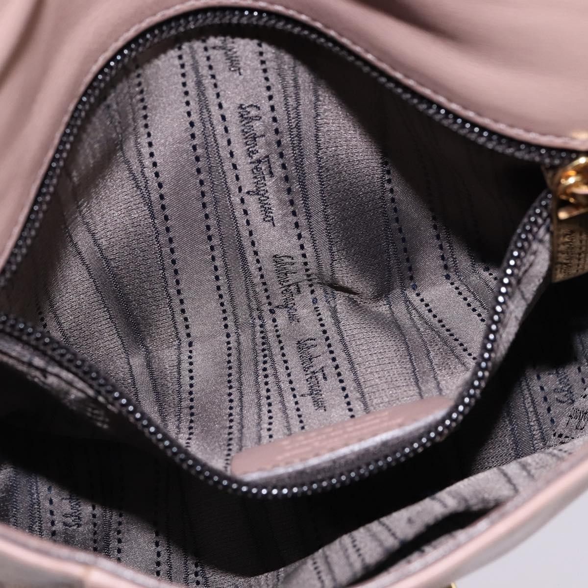 Salvatore Ferragamo Salvatore Ferragamo Gancini Shoulder Bag Leather Size ONE SIZE - 23 Thumbnail