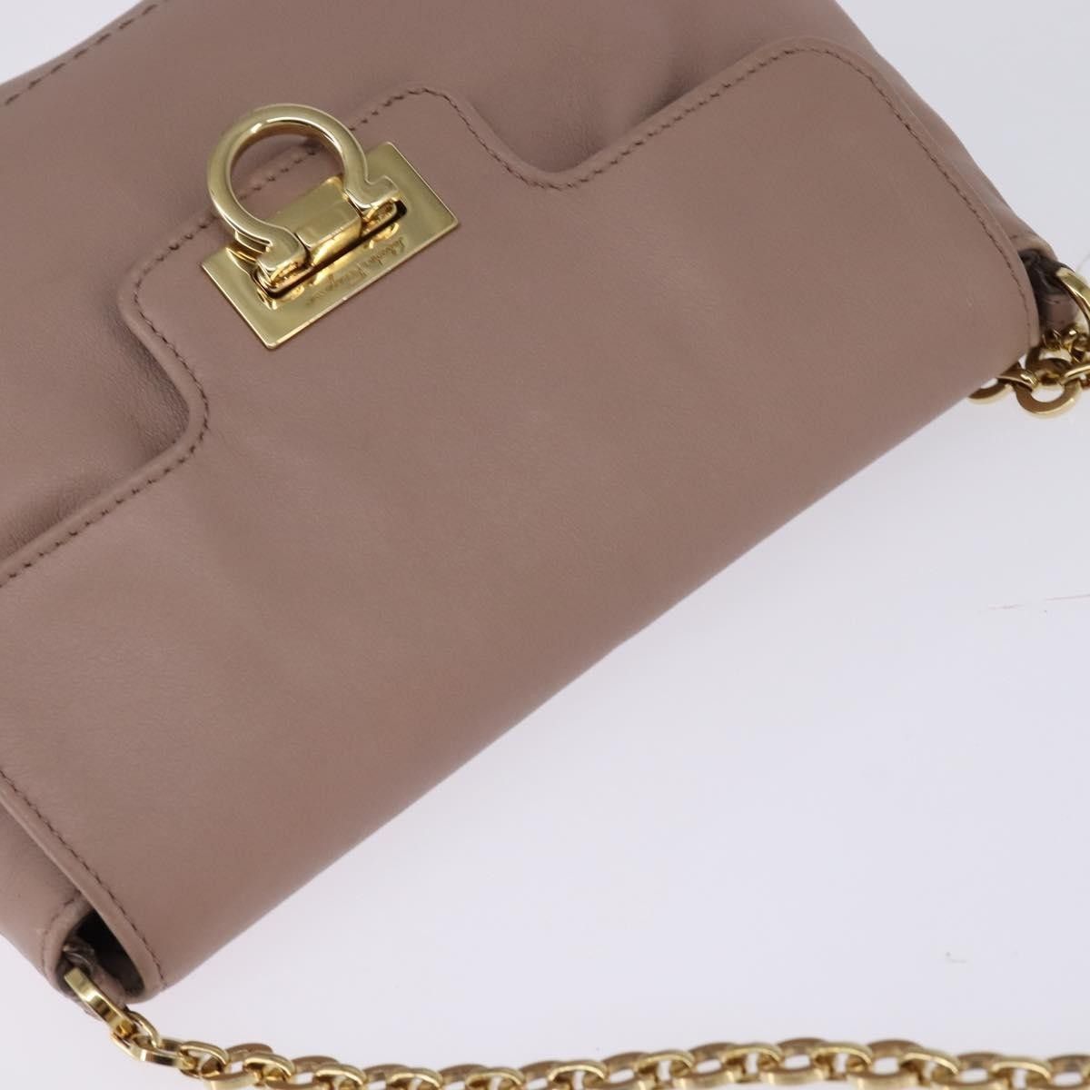 Salvatore Ferragamo Salvatore Ferragamo Gancini Shoulder Bag Leather Size ONE SIZE - 16 Thumbnail