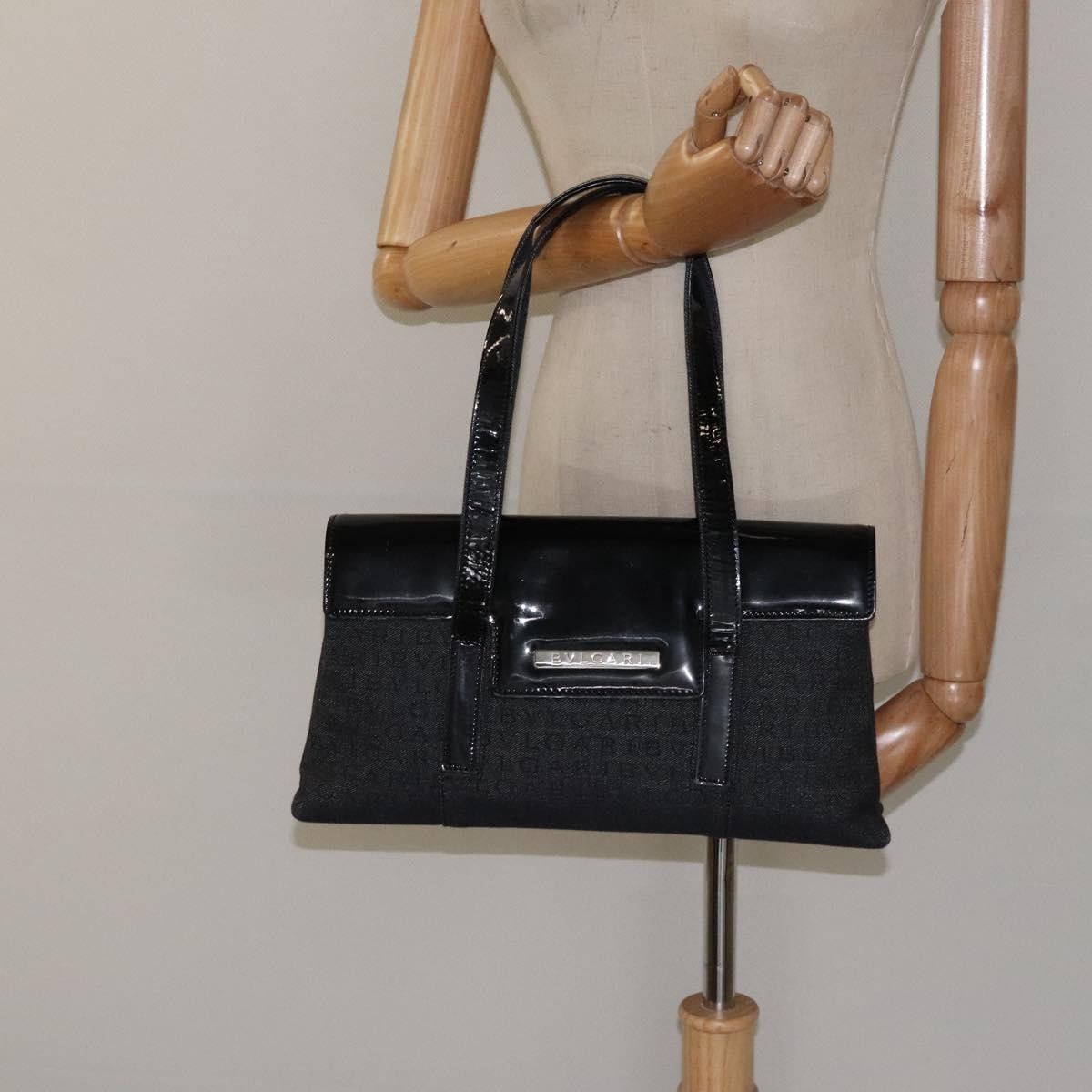 Bvlgari Bvlgari B.Zero1 Logomania Bag Canvas with Leather Size ONE SIZE - 15 Thumbnail