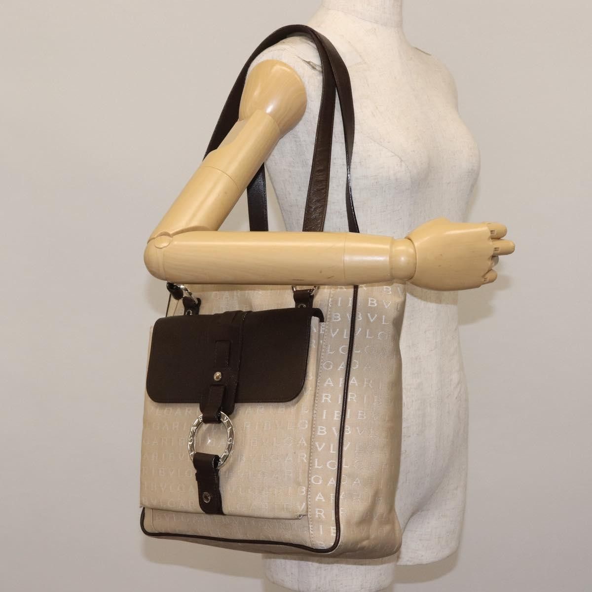 Bvlgari Bvlgari B.Zero1 Logomania Canvas with Leather Size ONE SIZE - 15 Thumbnail
