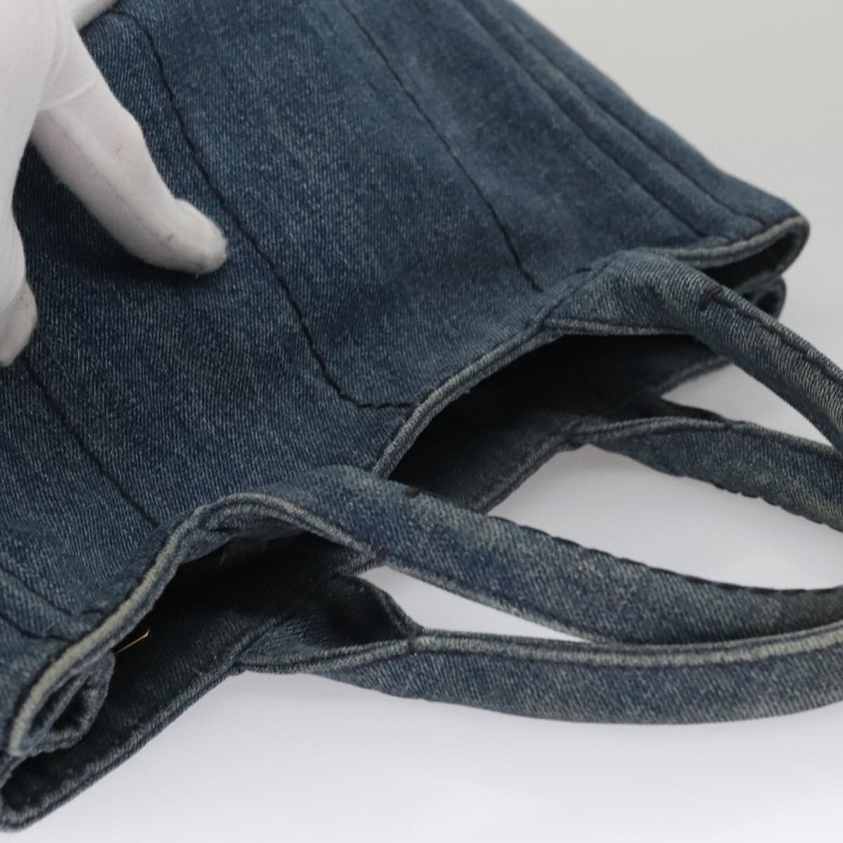 Prada Prada Canapa Tote Denim Size ONE SIZE - 17 Thumbnail