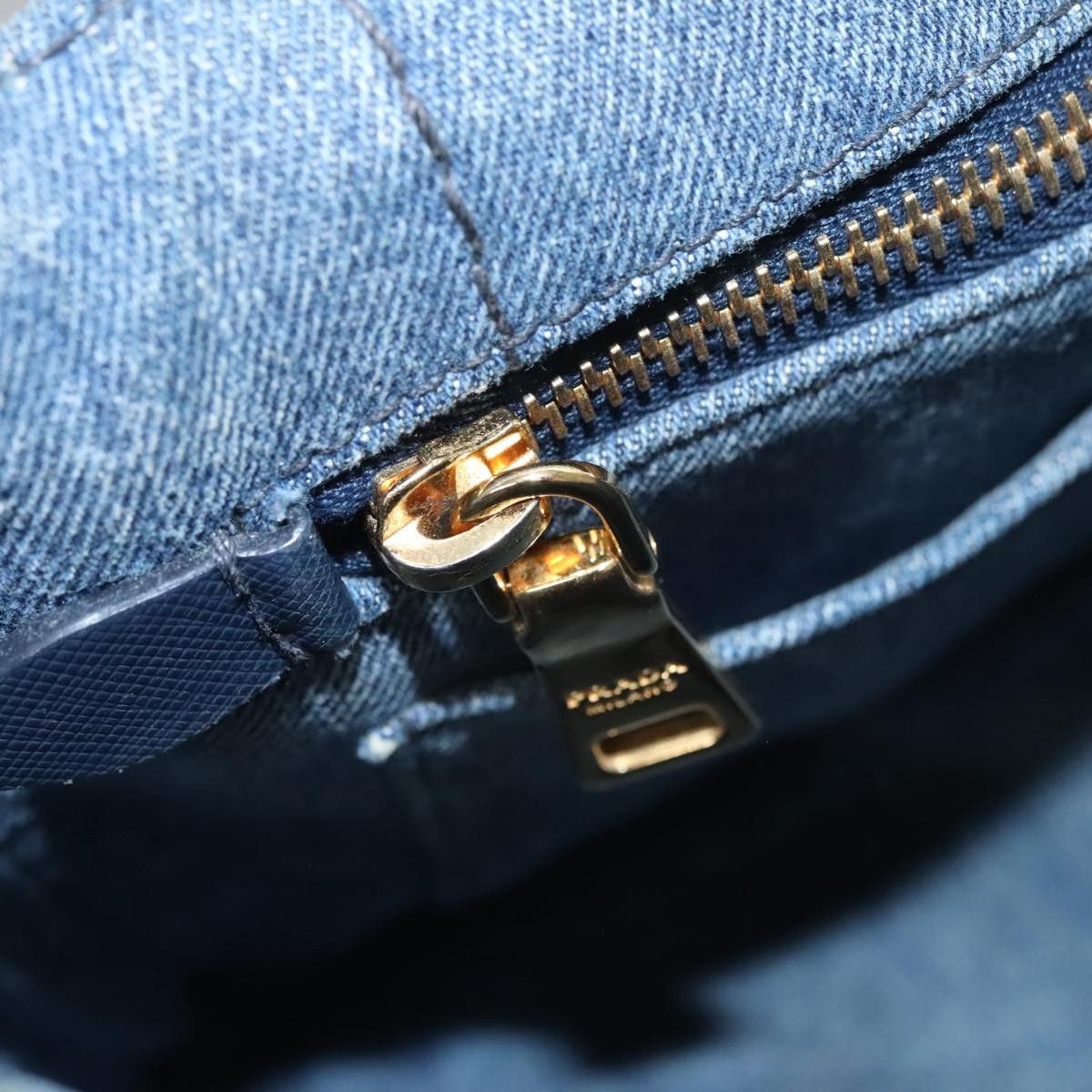 Prada Prada Canapa Tote Denim Size ONE SIZE - 13 Thumbnail