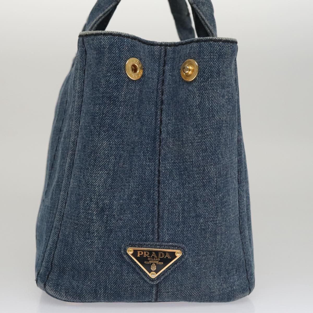 Prada Prada Canapa Tote Denim Size ONE SIZE - 4 Thumbnail