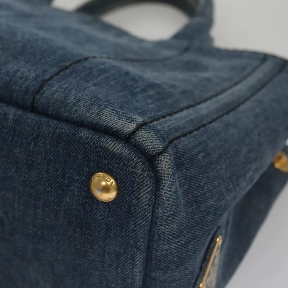Prada Prada Canapa Tote Denim Size ONE SIZE - 9 Thumbnail