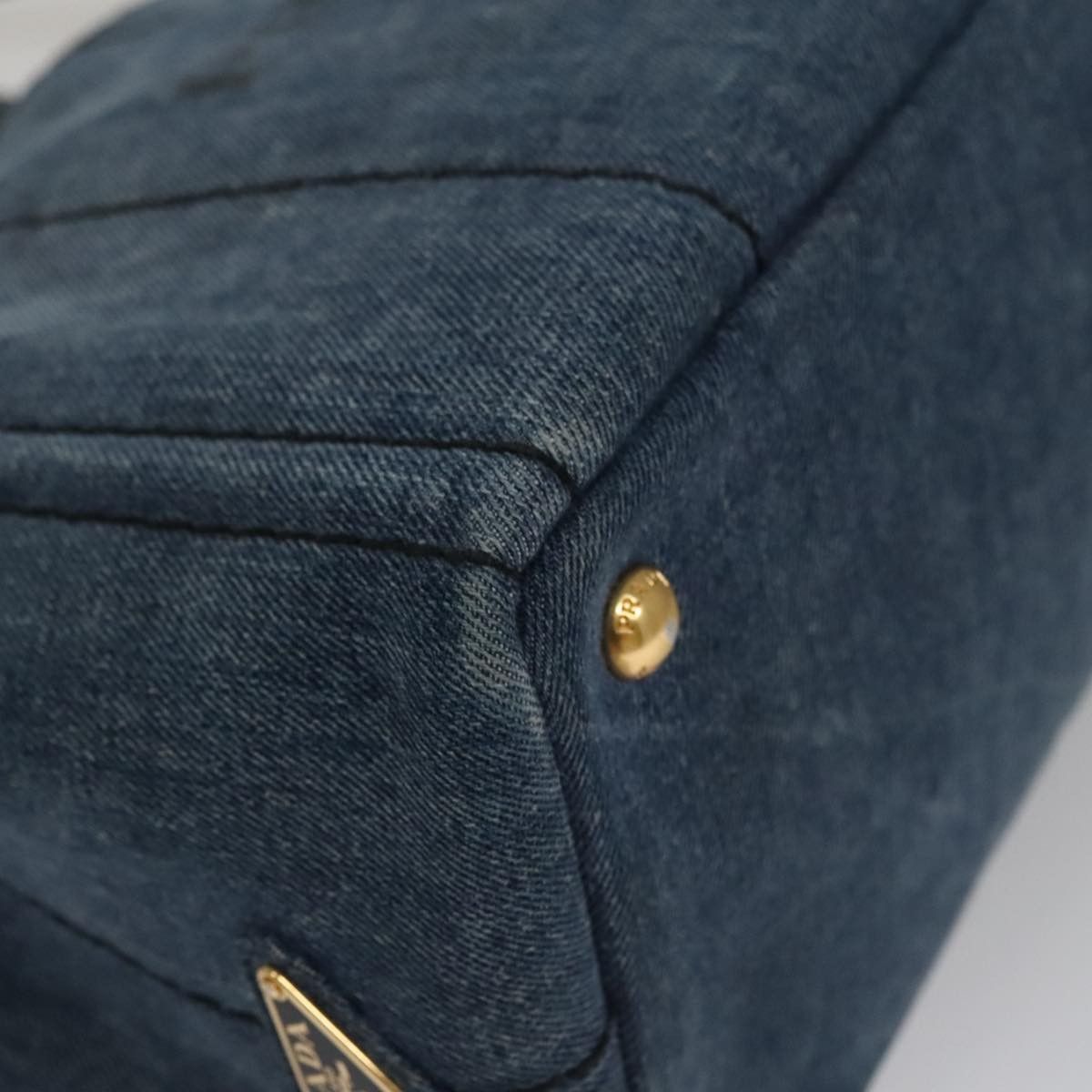 Prada Prada Canapa Tote Denim Size ONE SIZE - 12 Thumbnail
