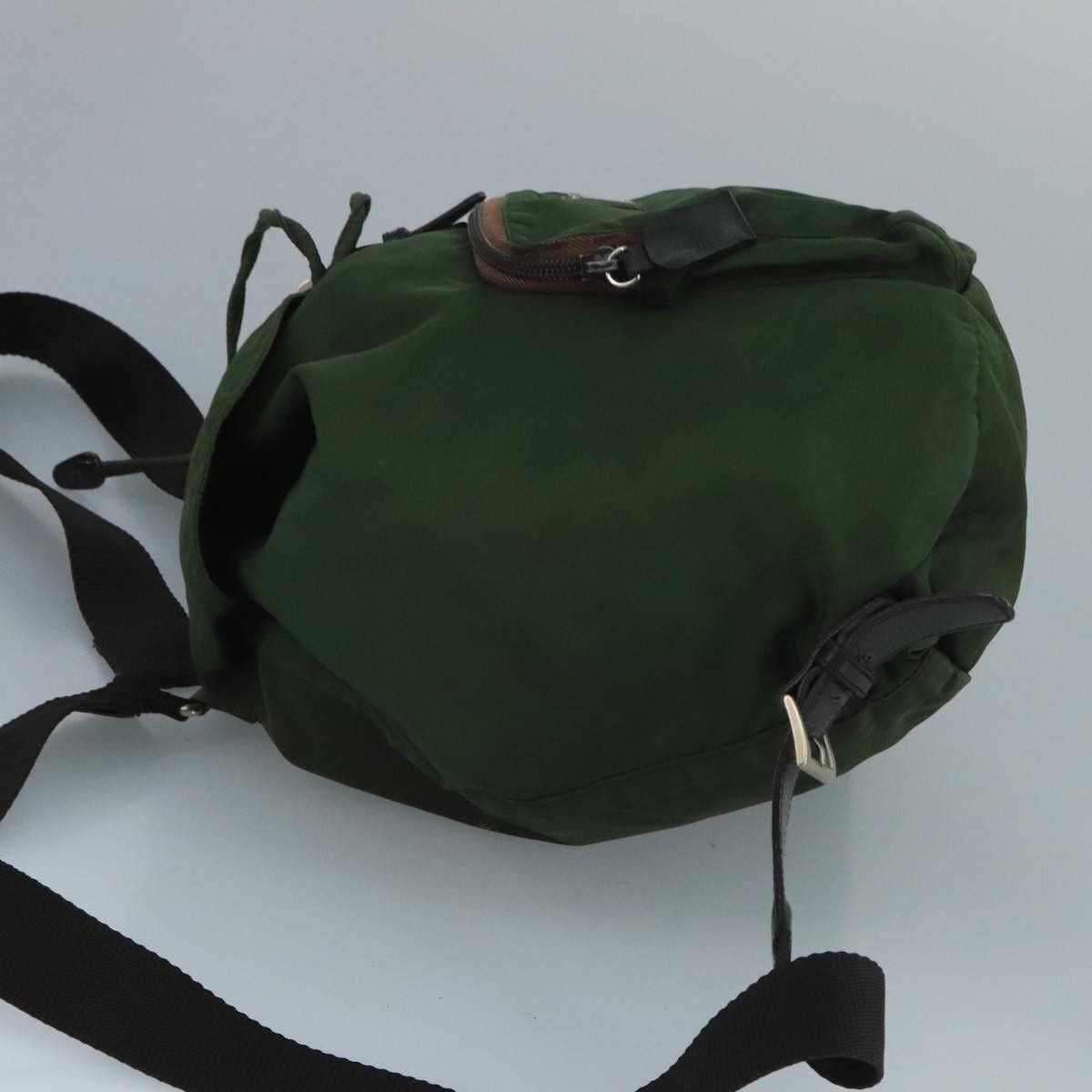 Prada Prada Front Pocket Buckle Backpack Nylon Size ONE SIZE - 4 Thumbnail
