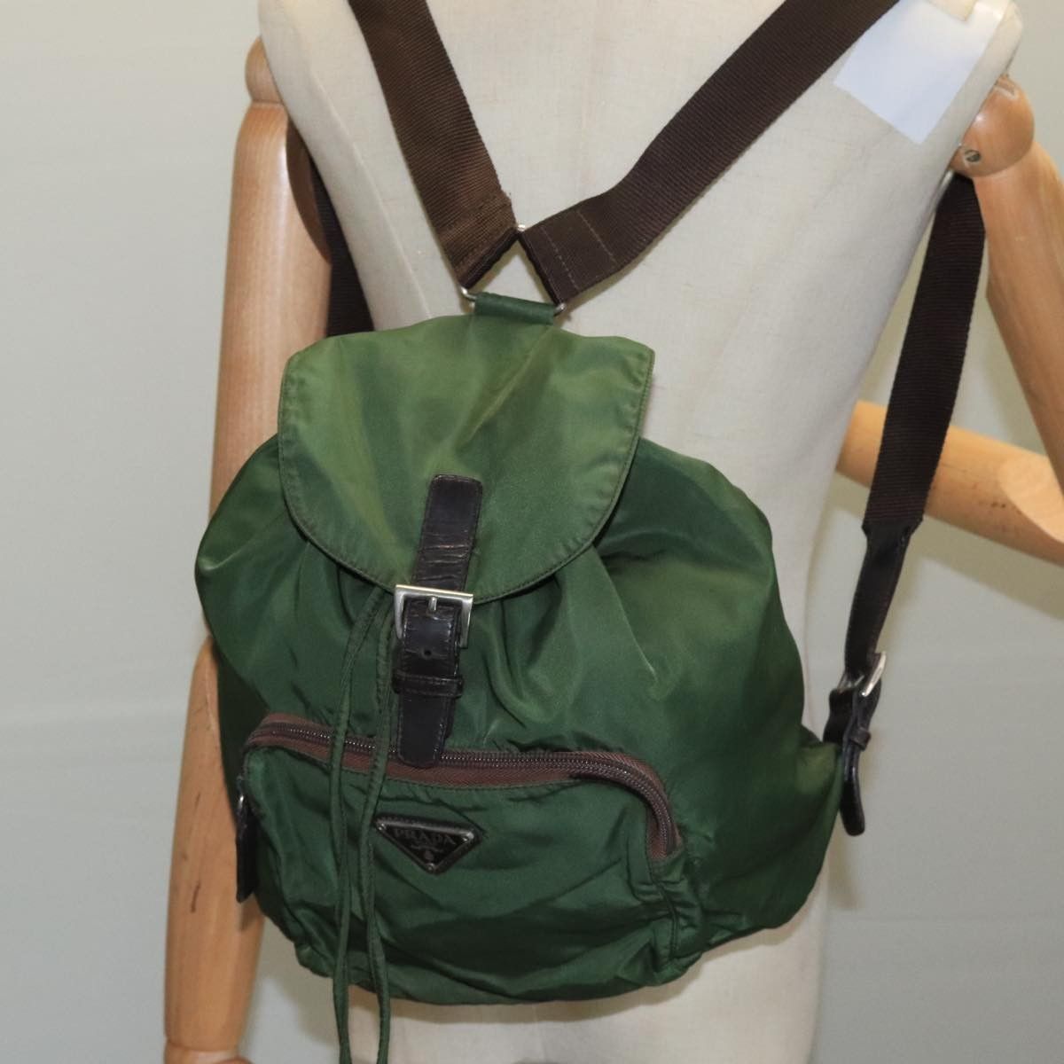 Prada Prada Front Pocket Buckle Backpack Nylon Size ONE SIZE - 15 Thumbnail