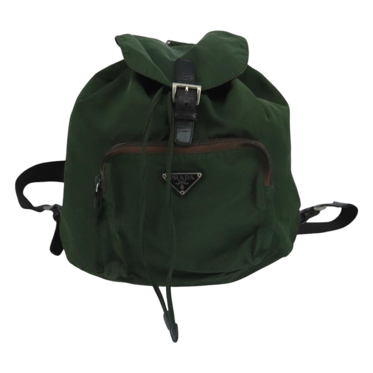Prada Prada Front Pocket Buckle Backpack Nylon Size ONE SIZE - 16 Thumbnail